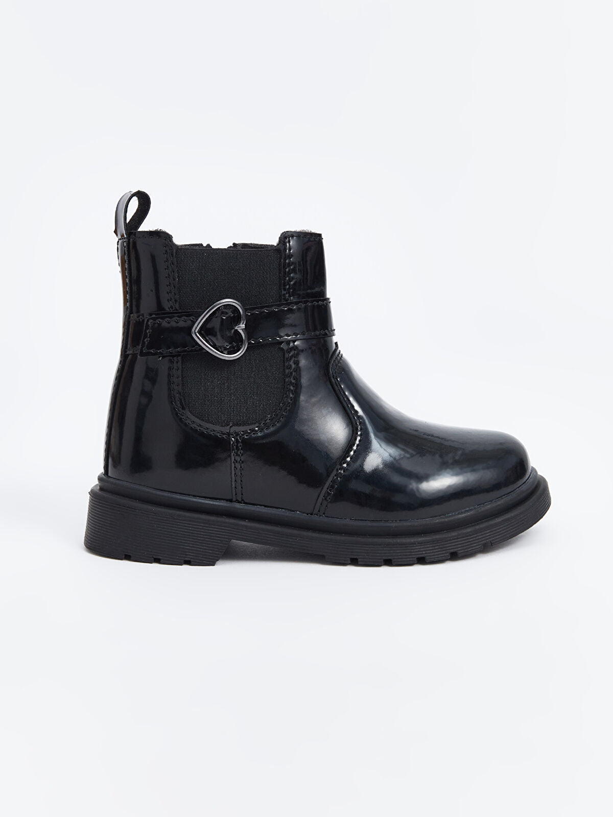 Shiny Leather-Look Girl Child Boot