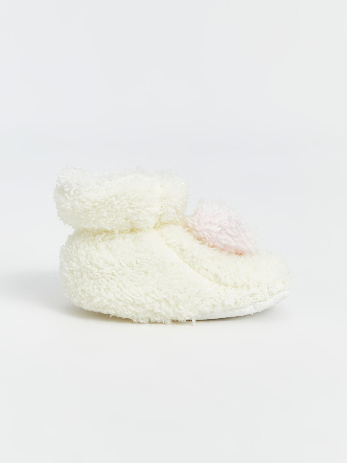 Ponpon Detailed Little Girl Baby Panda Slipper