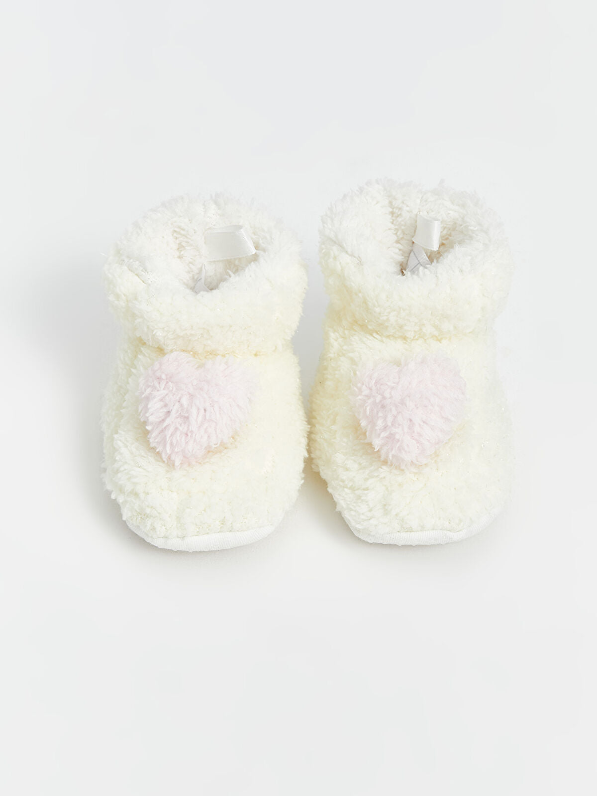 Ponpon Detailed Little Girl Baby Panda Slipper