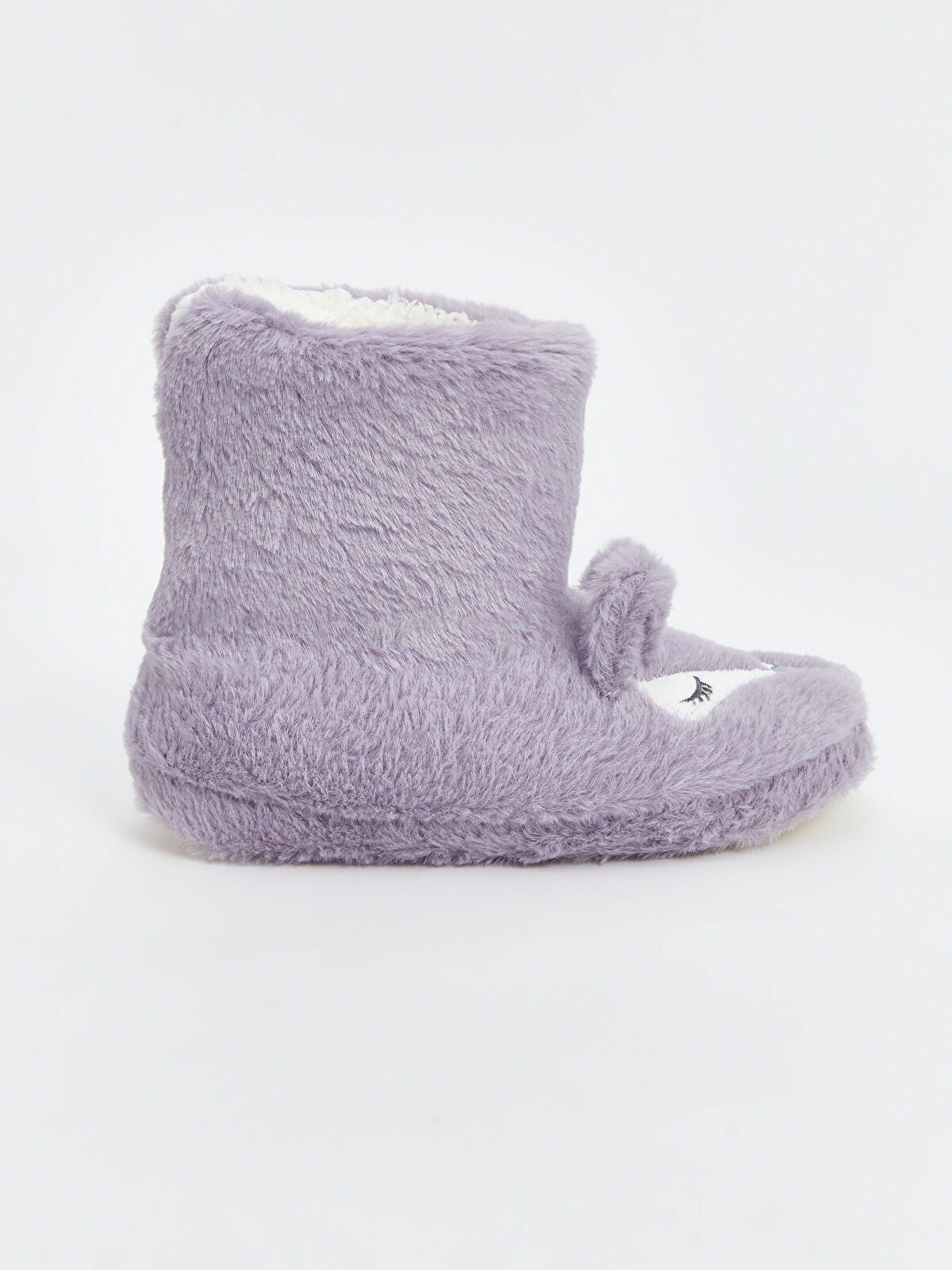 Embroidery Velvet Girls Kids House Shoes