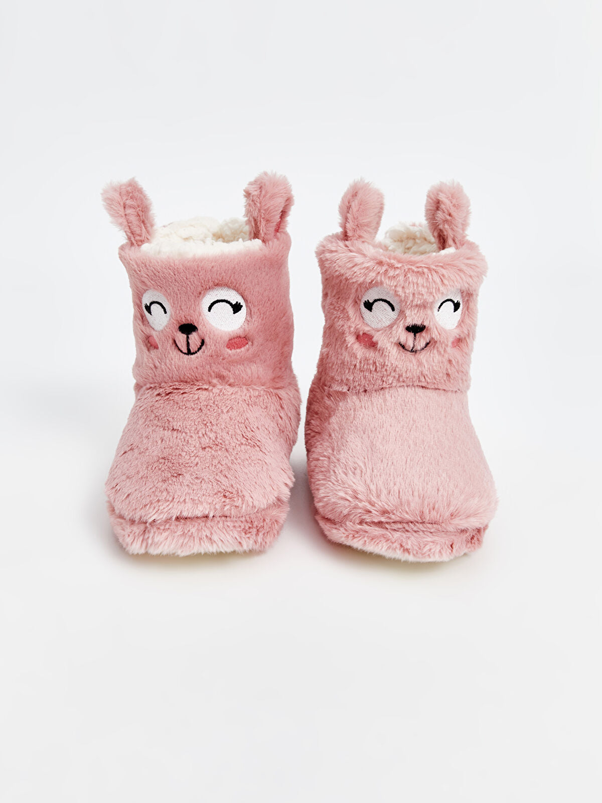 Detailed Buckle Fleece Girls' House Shoes