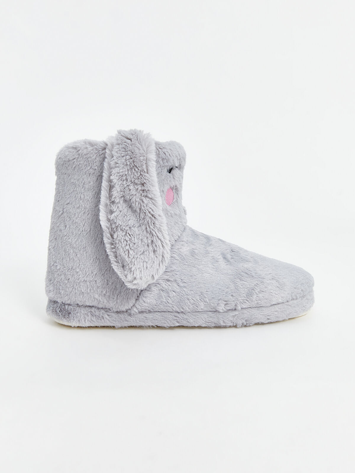 Detailed Buckle Fleece Girls' House Shoes