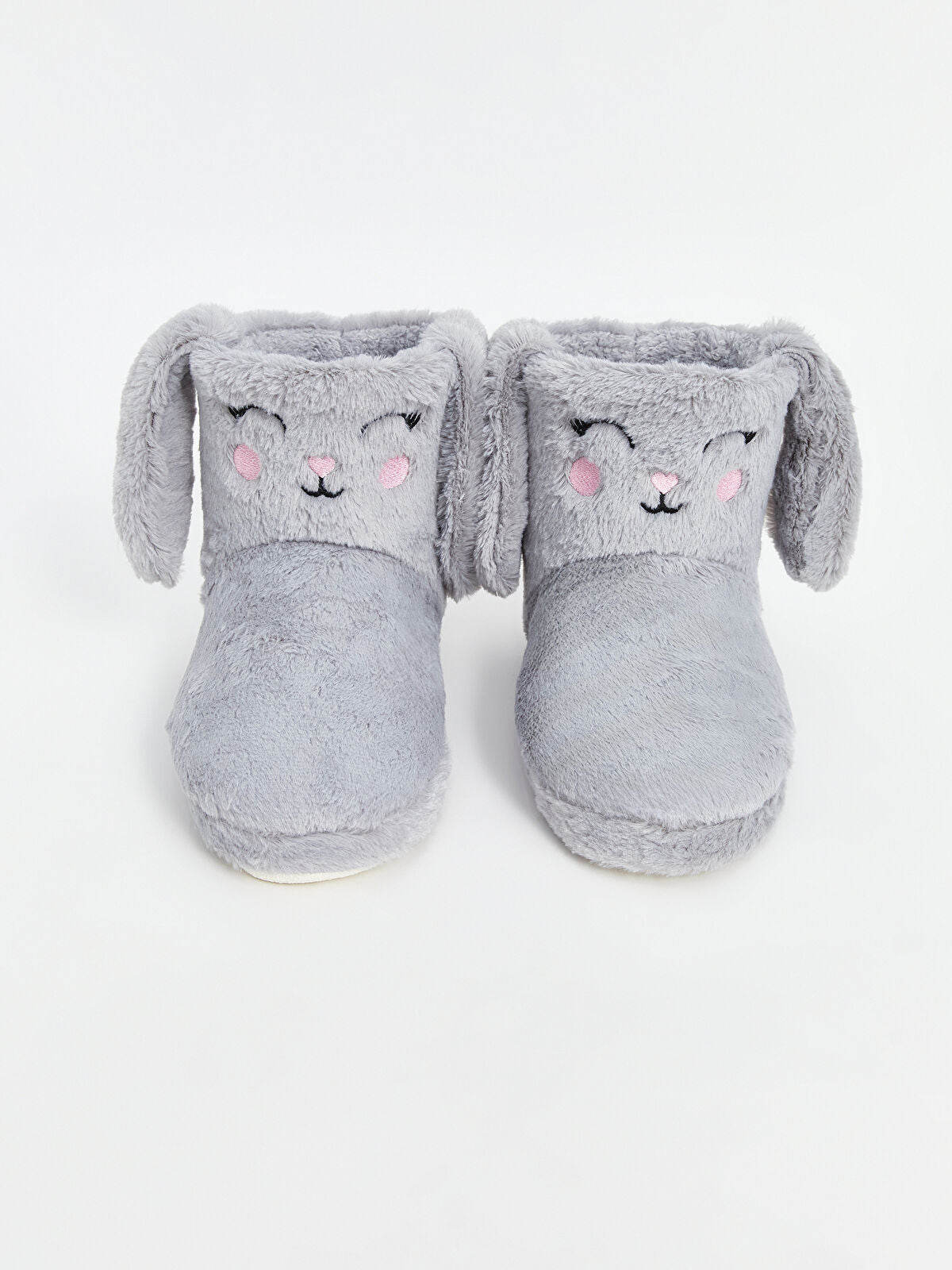 Detailed Buckle Fleece Girls' House Shoes