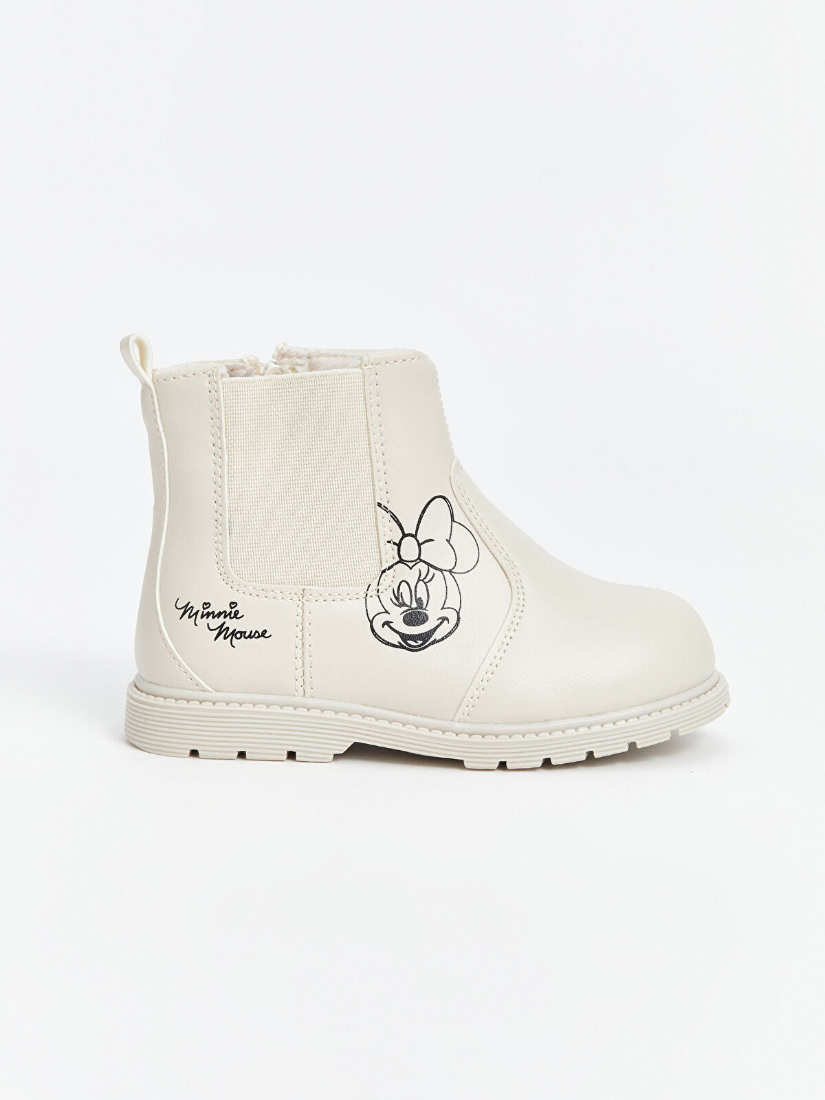 Minnie Mouse Print Baby Girl Boot