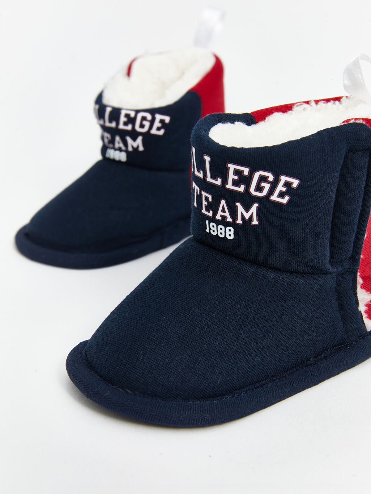 Detailed Lace Cloth Boys Baby Pre-Walking Home Shoe