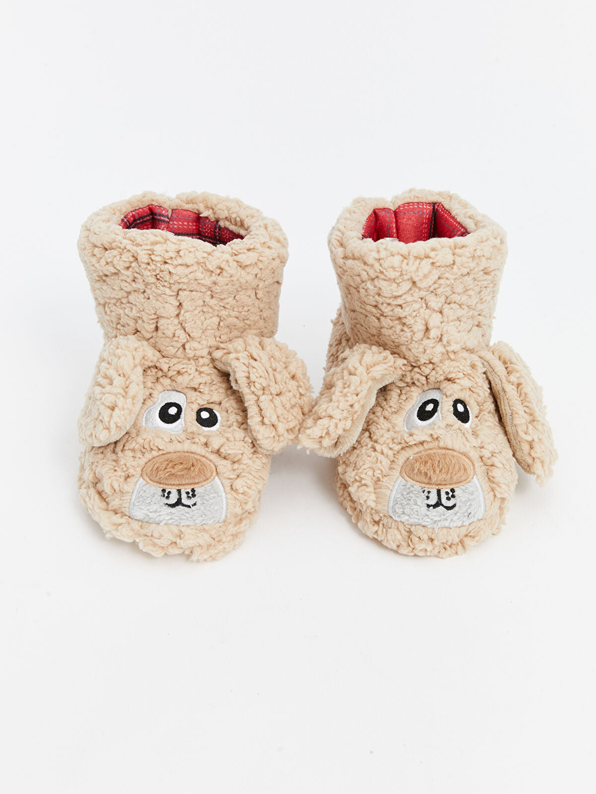 Dog Figure Fleece Boys Home Slipper