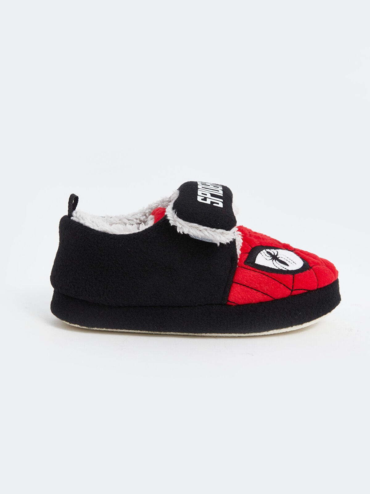 Spider-Man Embellished Fleece Baby Toddler House Shoes for Boys
