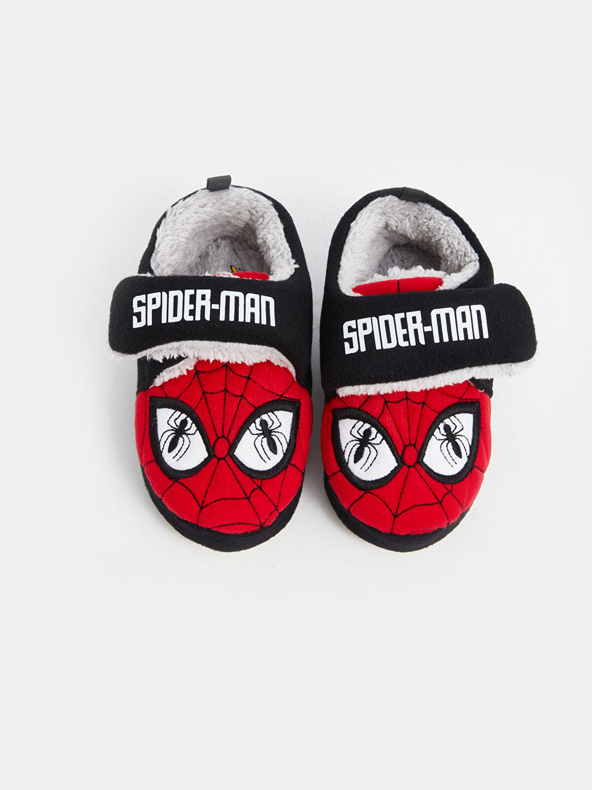 Spider-Man Embellished Fleece Baby Toddler House Shoes for Boys