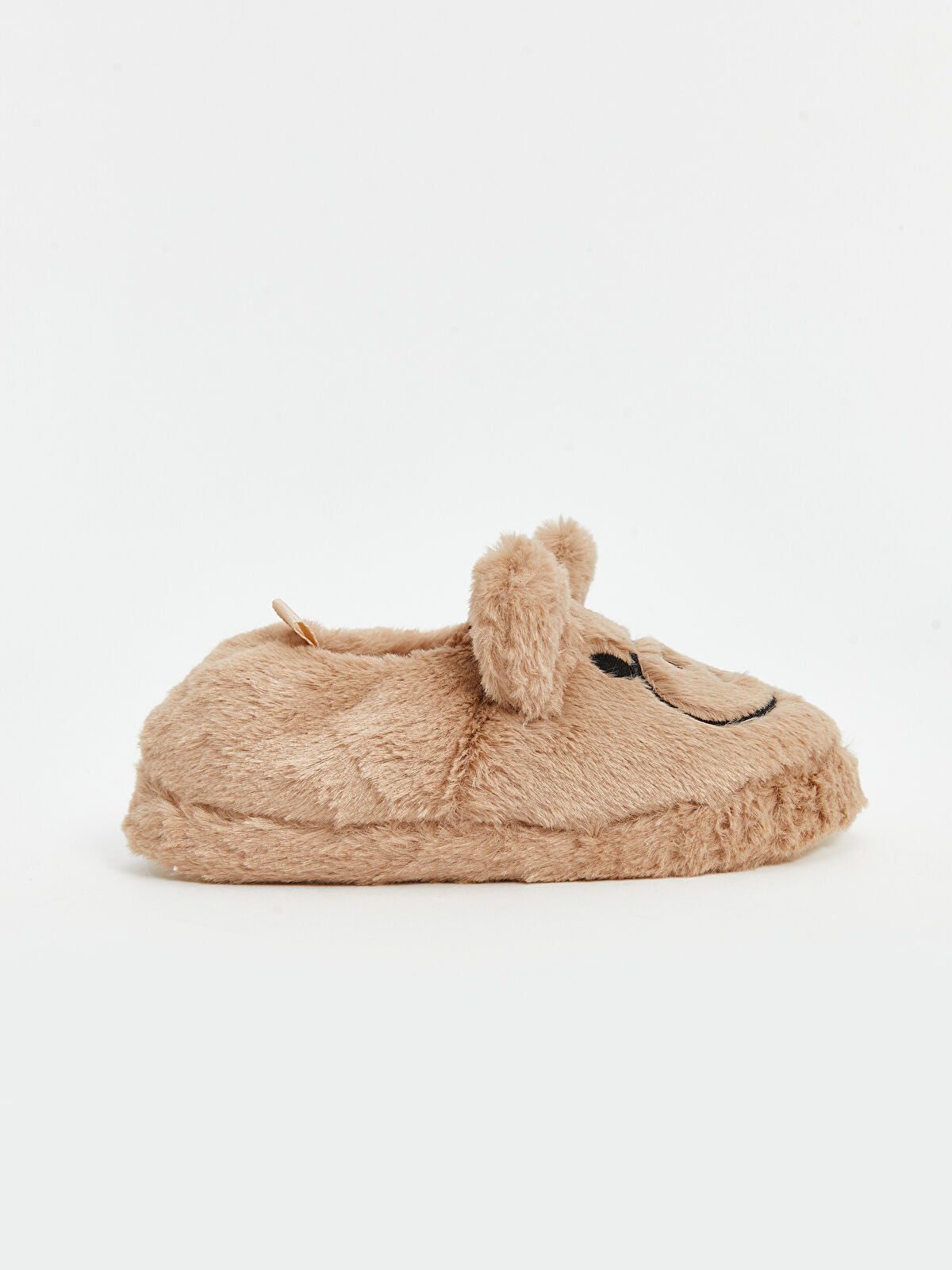 Bej Cropped Sole Baby Boy House Slipper