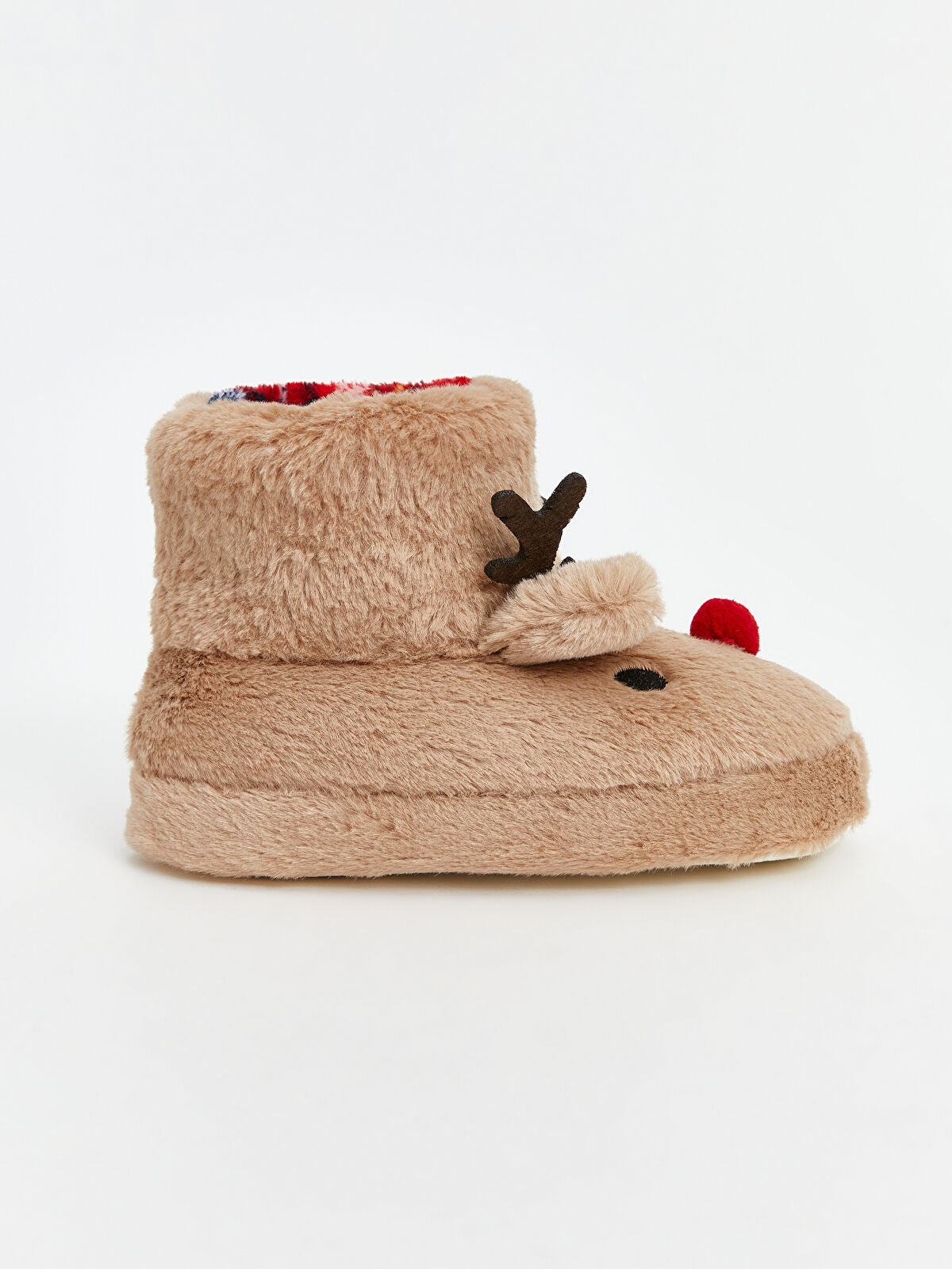 Satin Trimmed Baby Boy Home Slipper