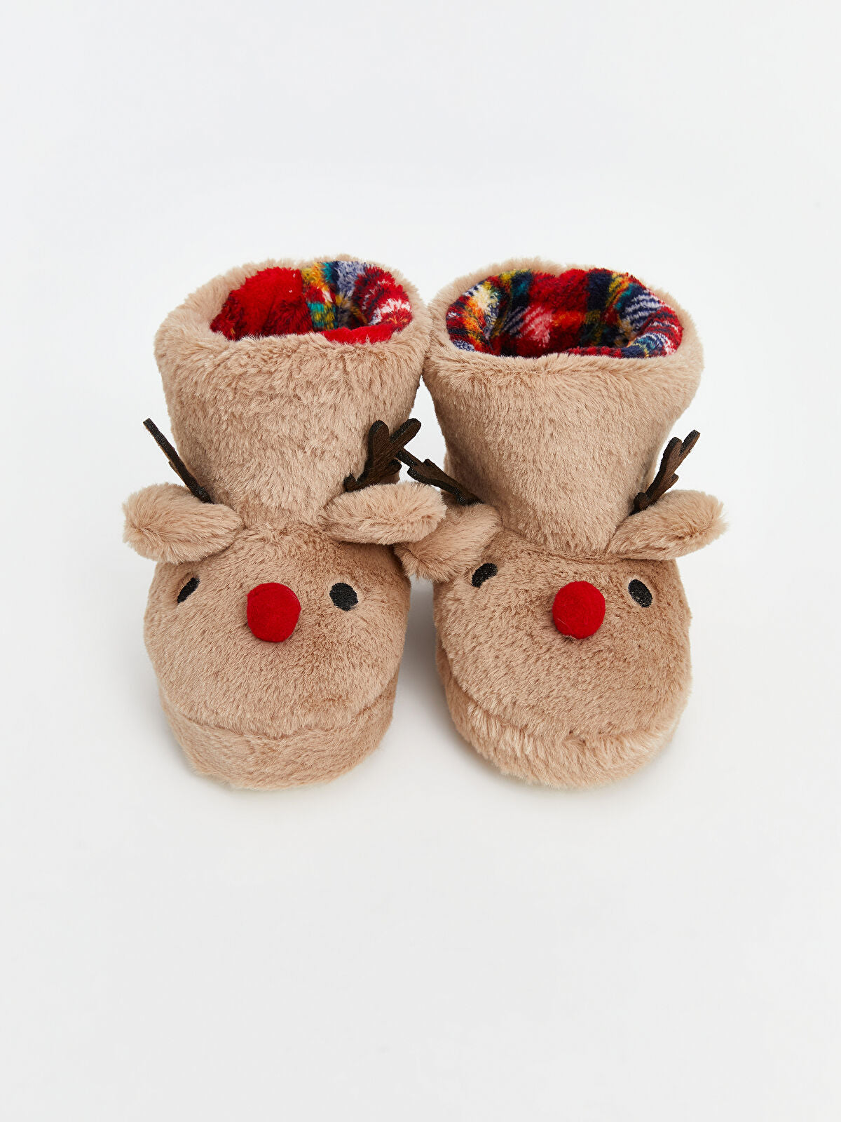 Satin Trimmed Baby Boy Home Slipper