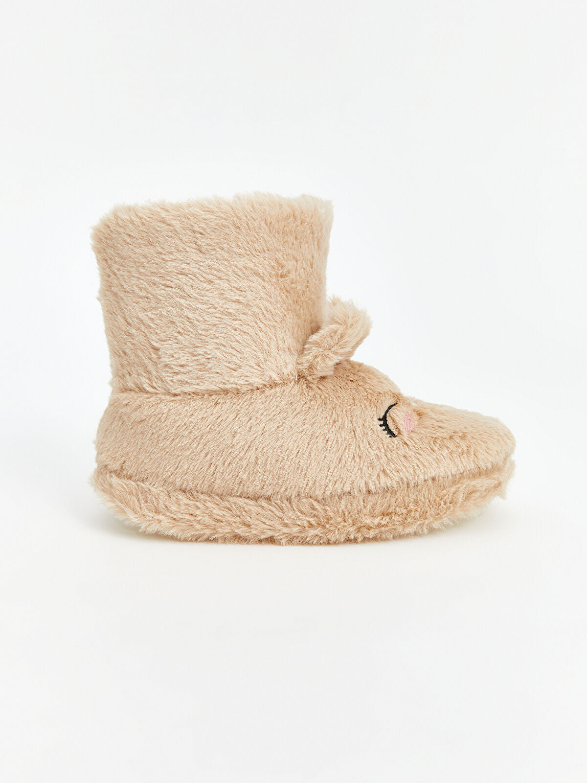 Animal Motif Fur Girls' Home Shoes