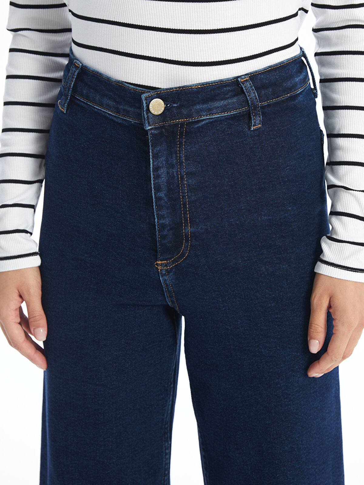 Wideleg Female Jean Pants