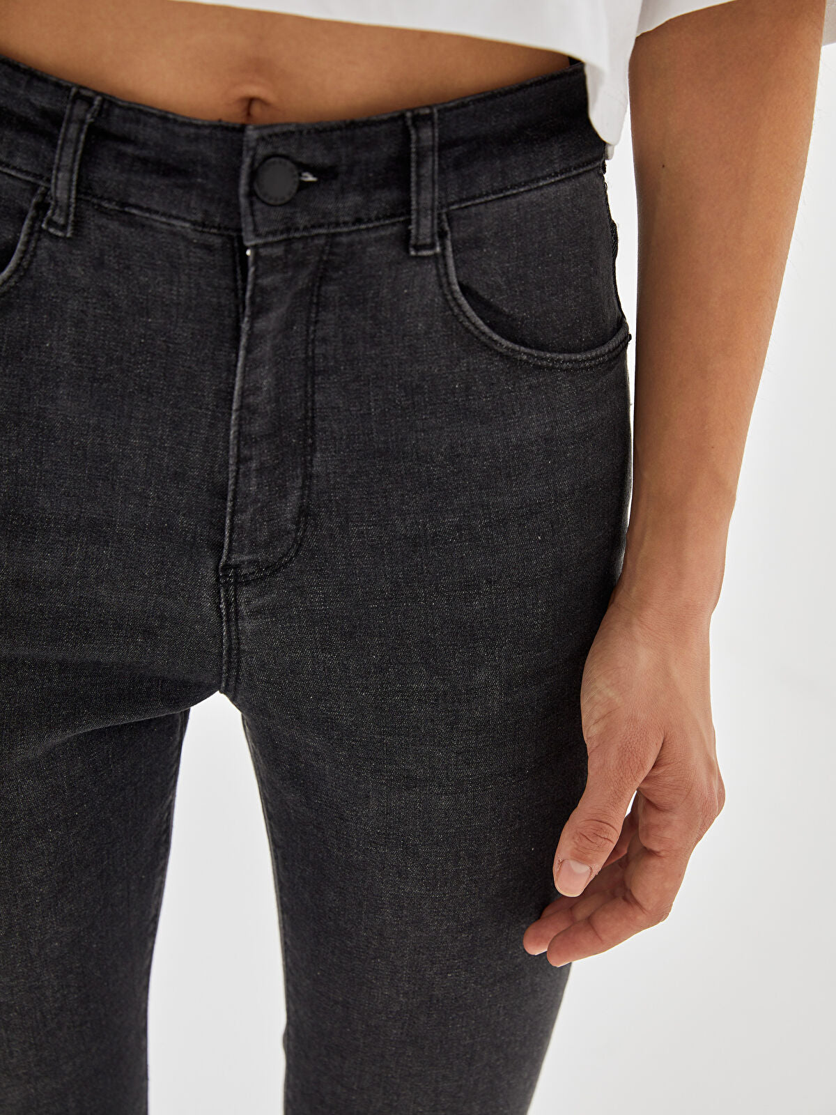 LCW Jeans Black Jupiter Super Skinny Fit Women's Jean Trousers
