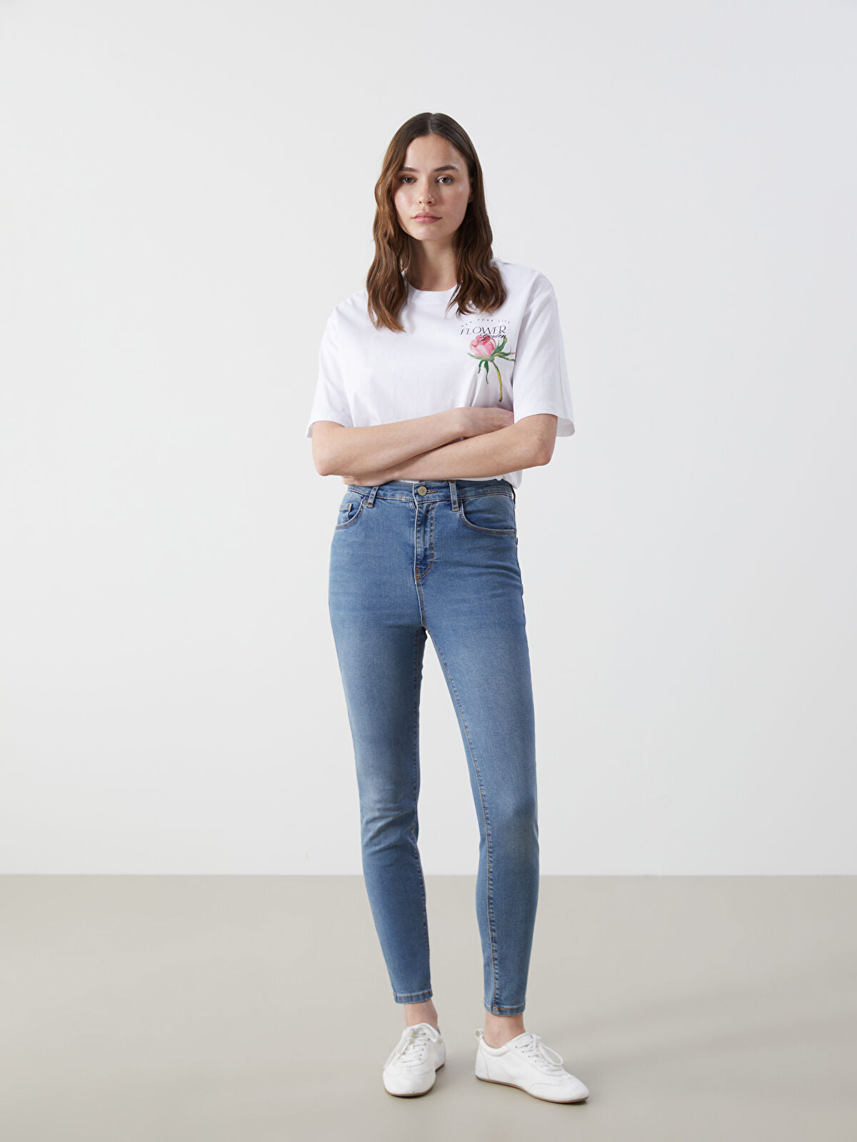 LCW Jeans Black Jupiter Super Skinny Fit Women's Jean Trousers