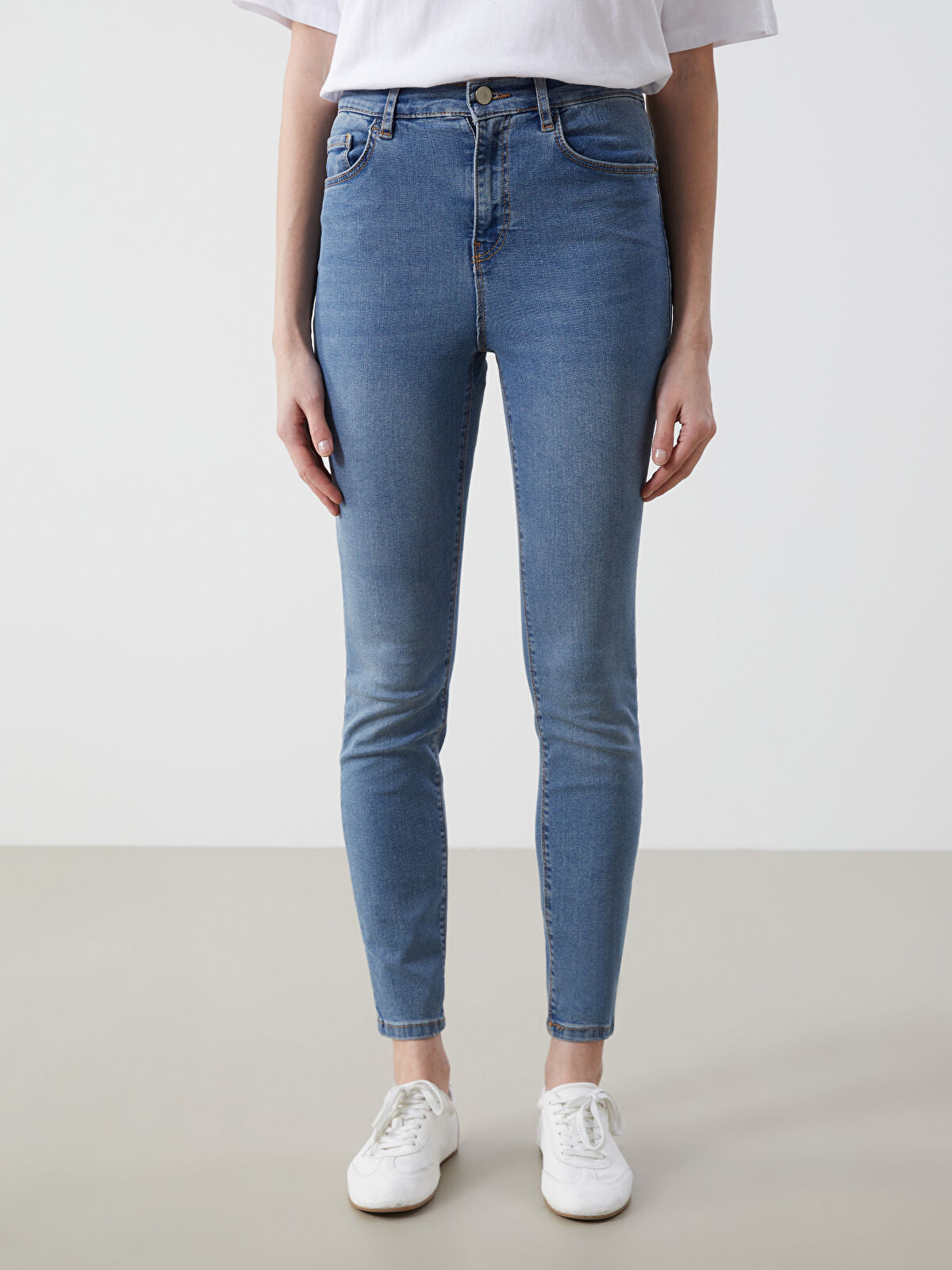 LCW Jeans Black Jupiter Super Skinny Fit Women's Jean Trousers