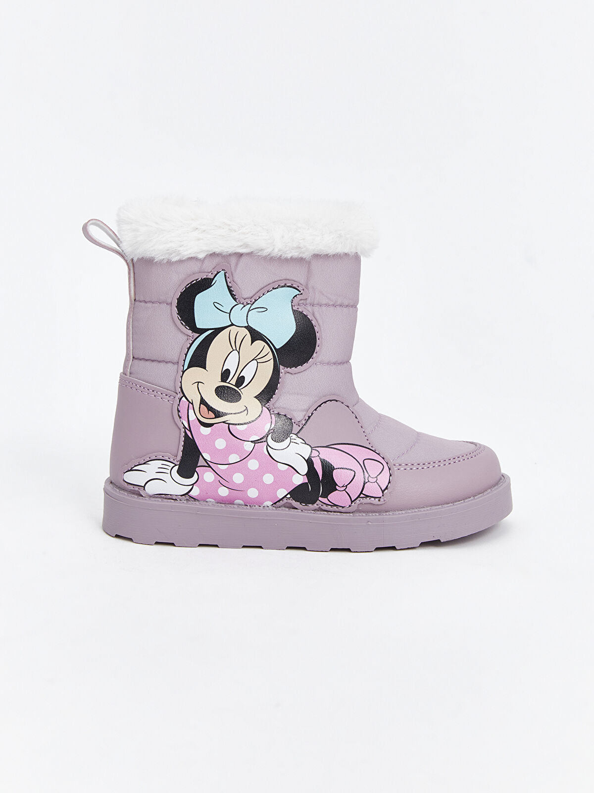 Minnie Mouse Print Baby Girl Boot