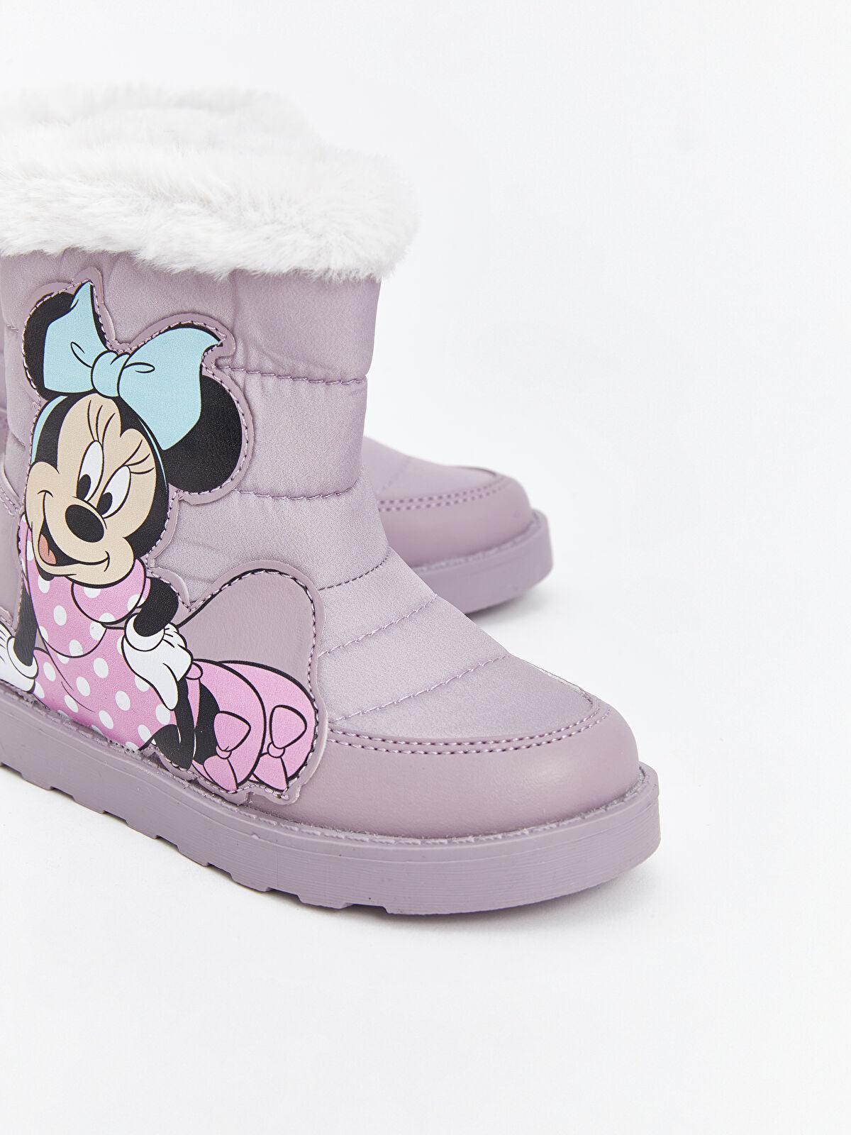 Minnie Mouse Print Baby Girl Boot