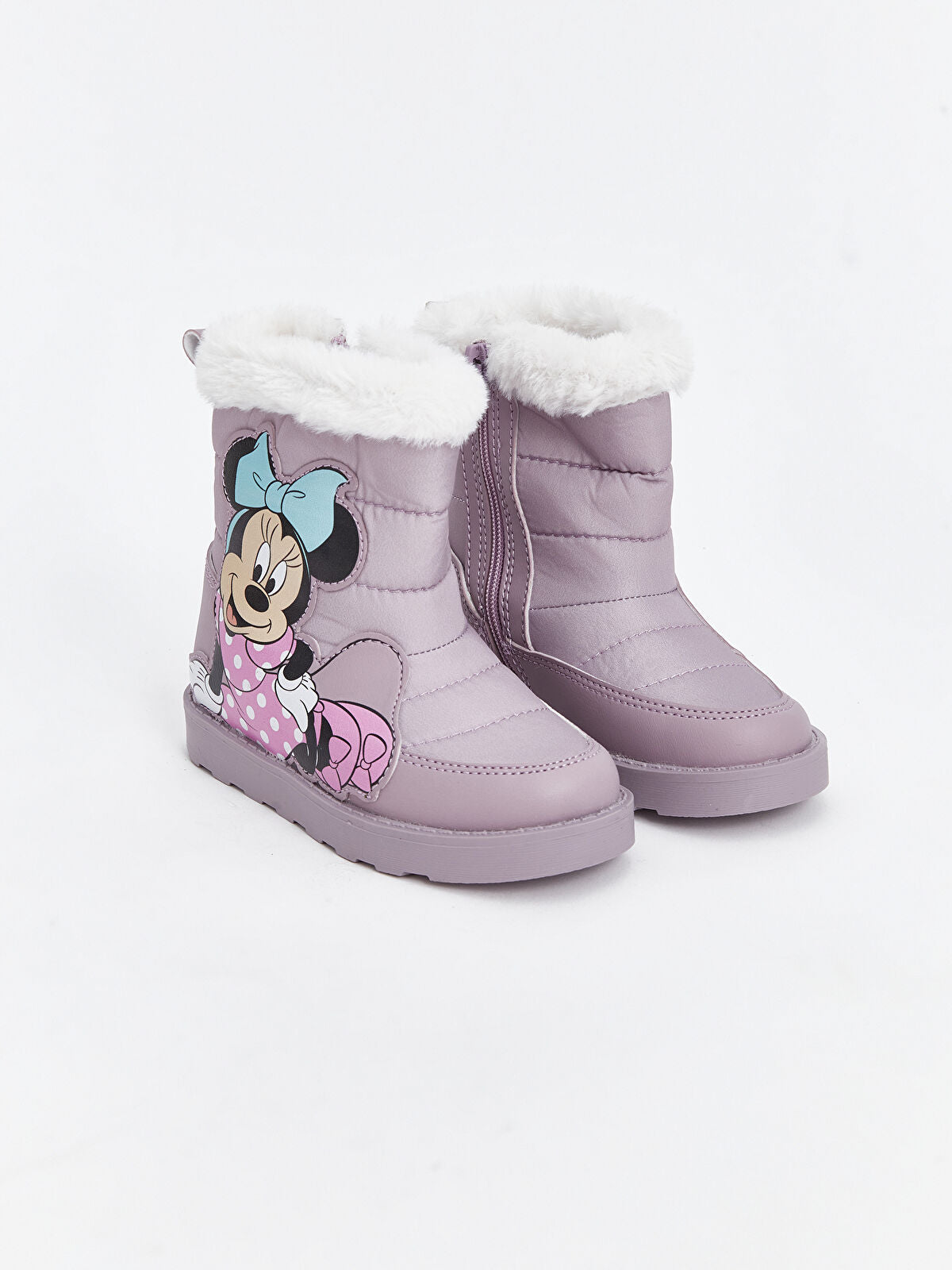 Minnie Mouse Print Baby Girl Boot