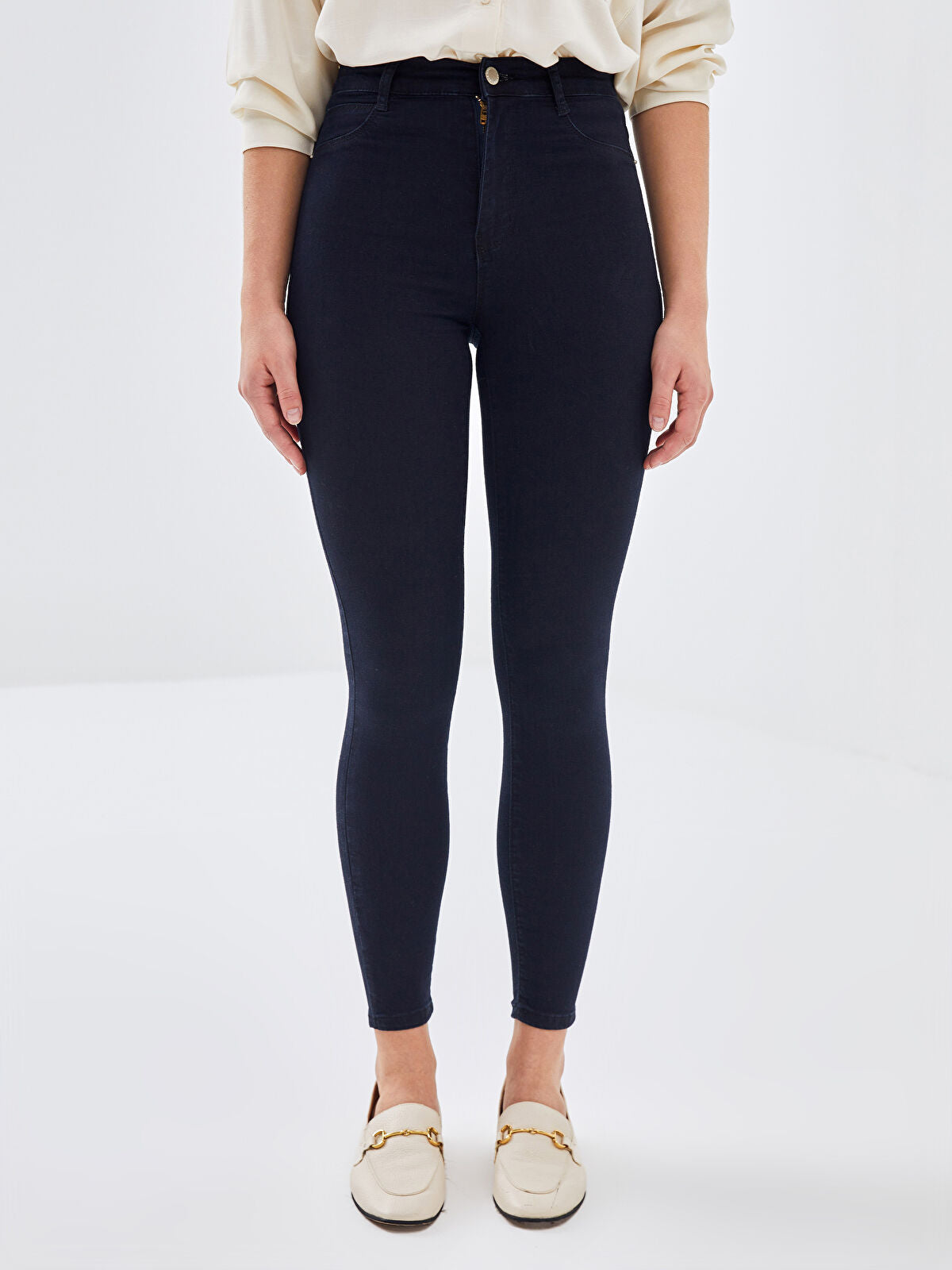LCW Jeans Black Jupiter Super Skinny Fit Women's Jean Trousers