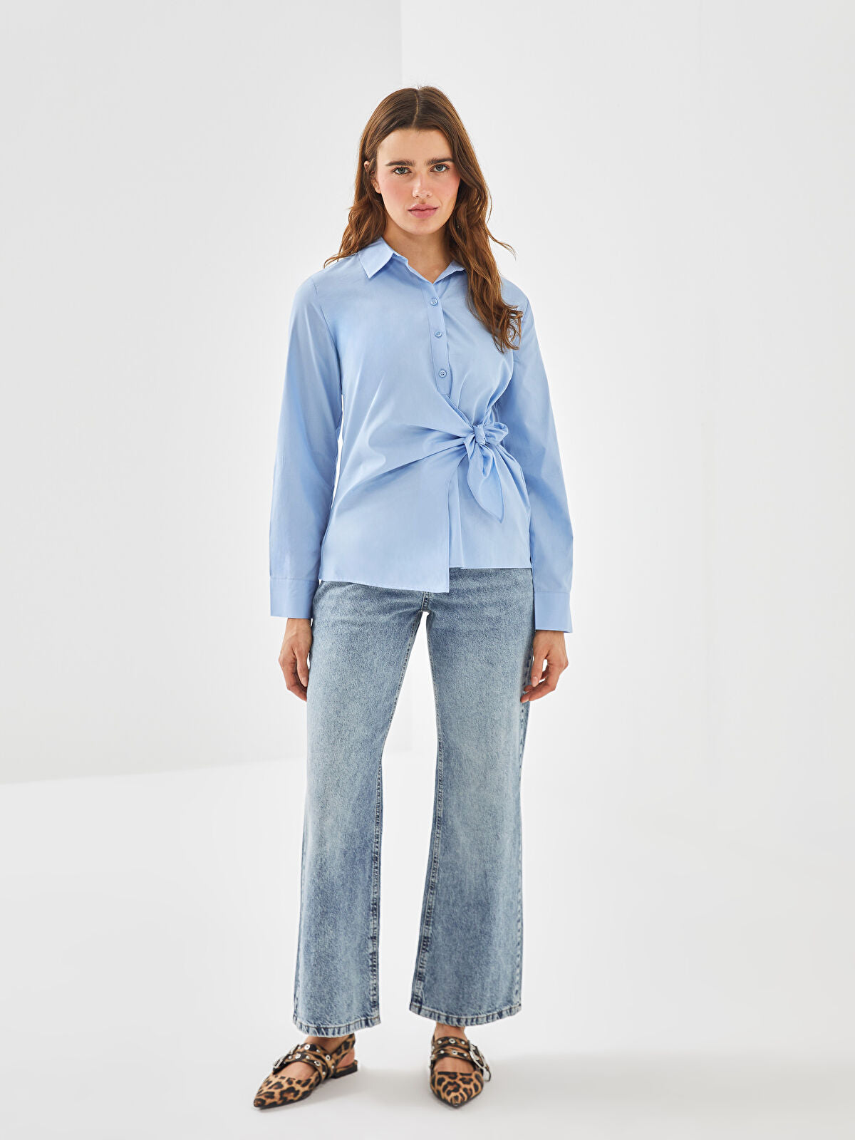 Wideleg Female Jean Pants