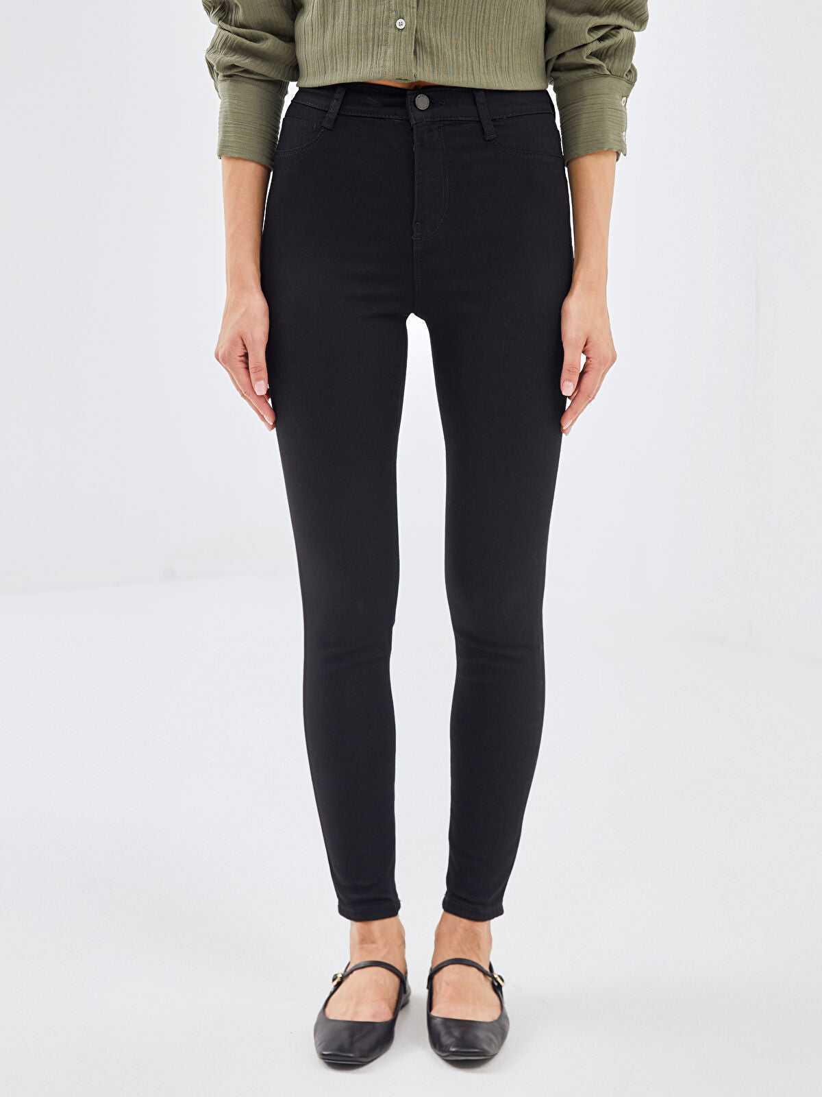 LCW Jeans Black Jupiter Super Skinny Fit Women's Jean Trousers