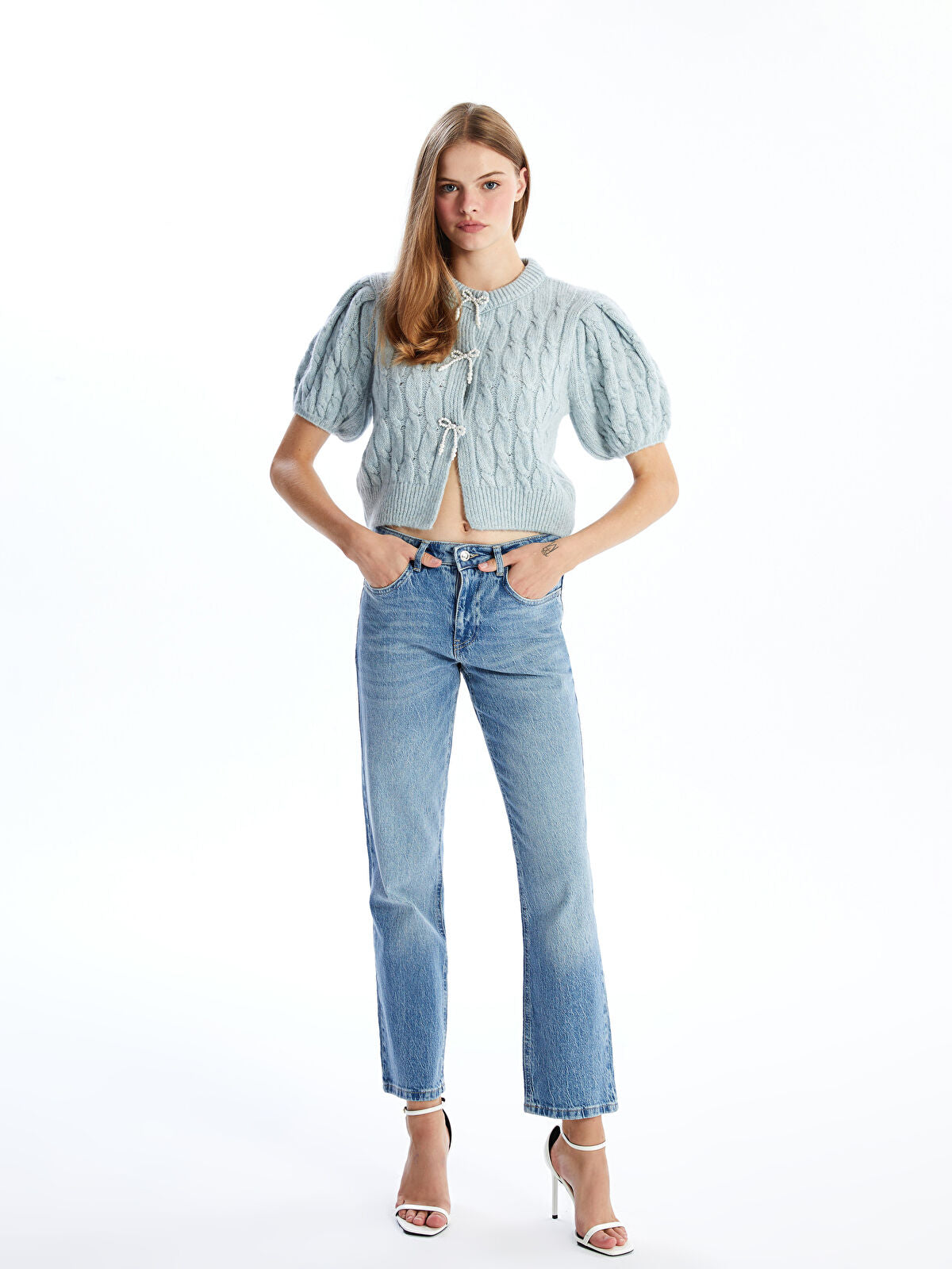 Straight Fit Women's Jean Pantalon