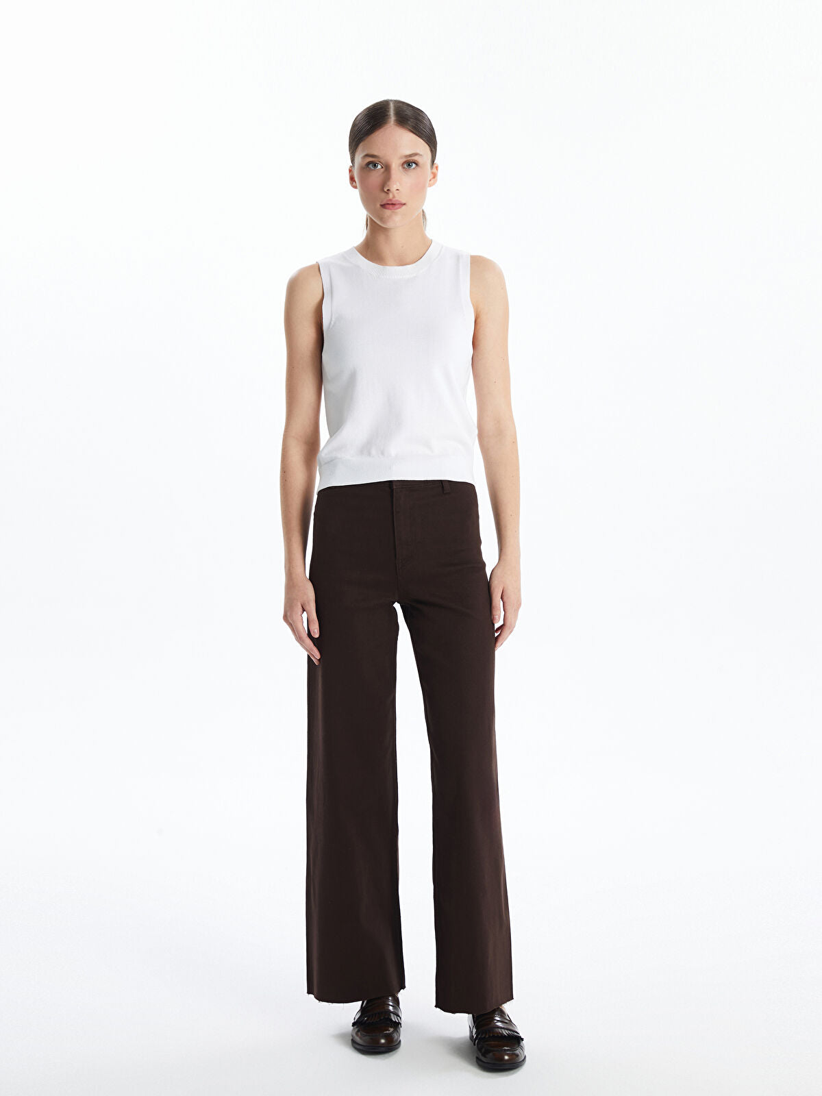 Wideleg Female Jean Pants