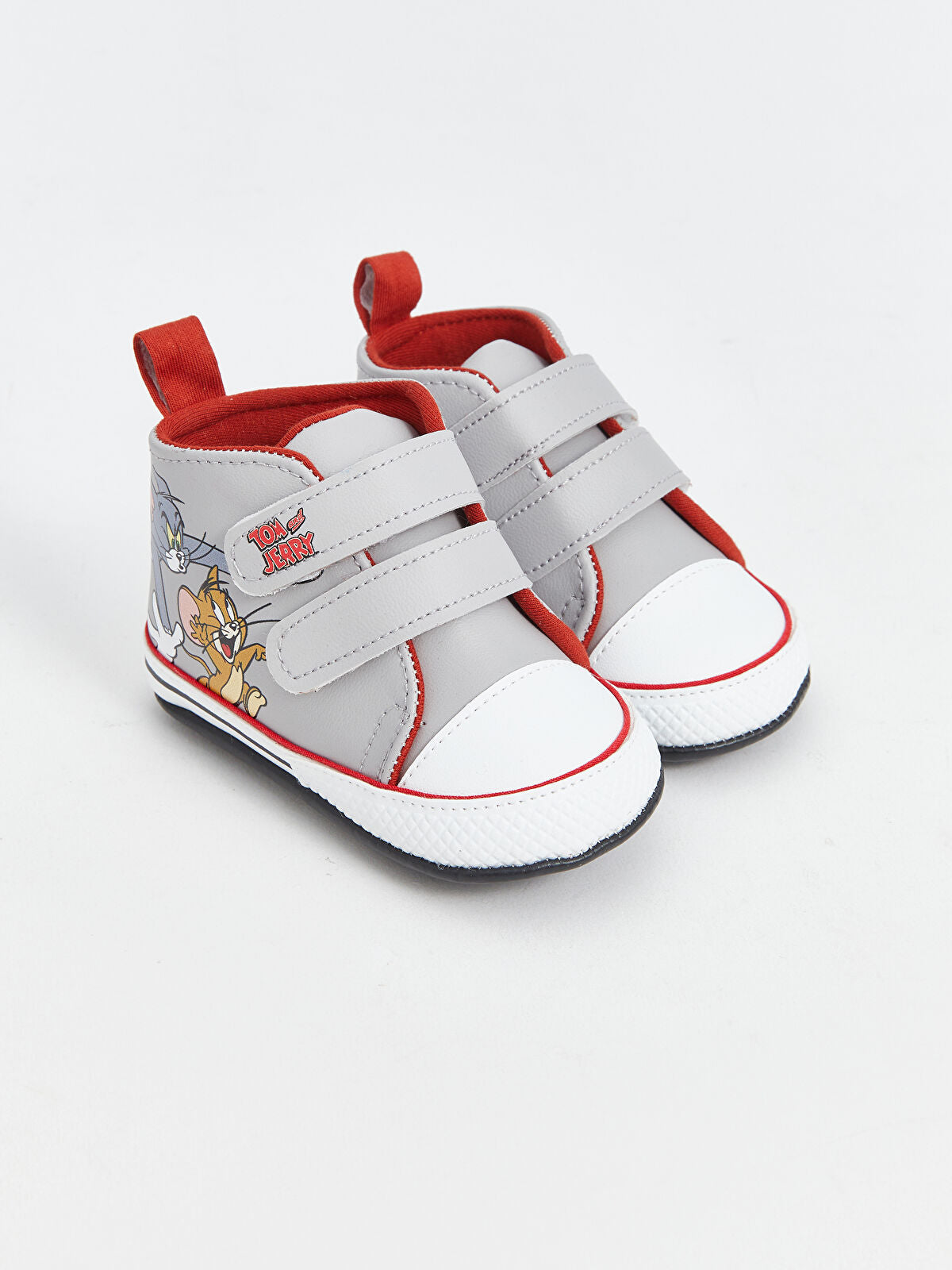 Tom and Jerry Patterned Baby Pre-Walking Shoes