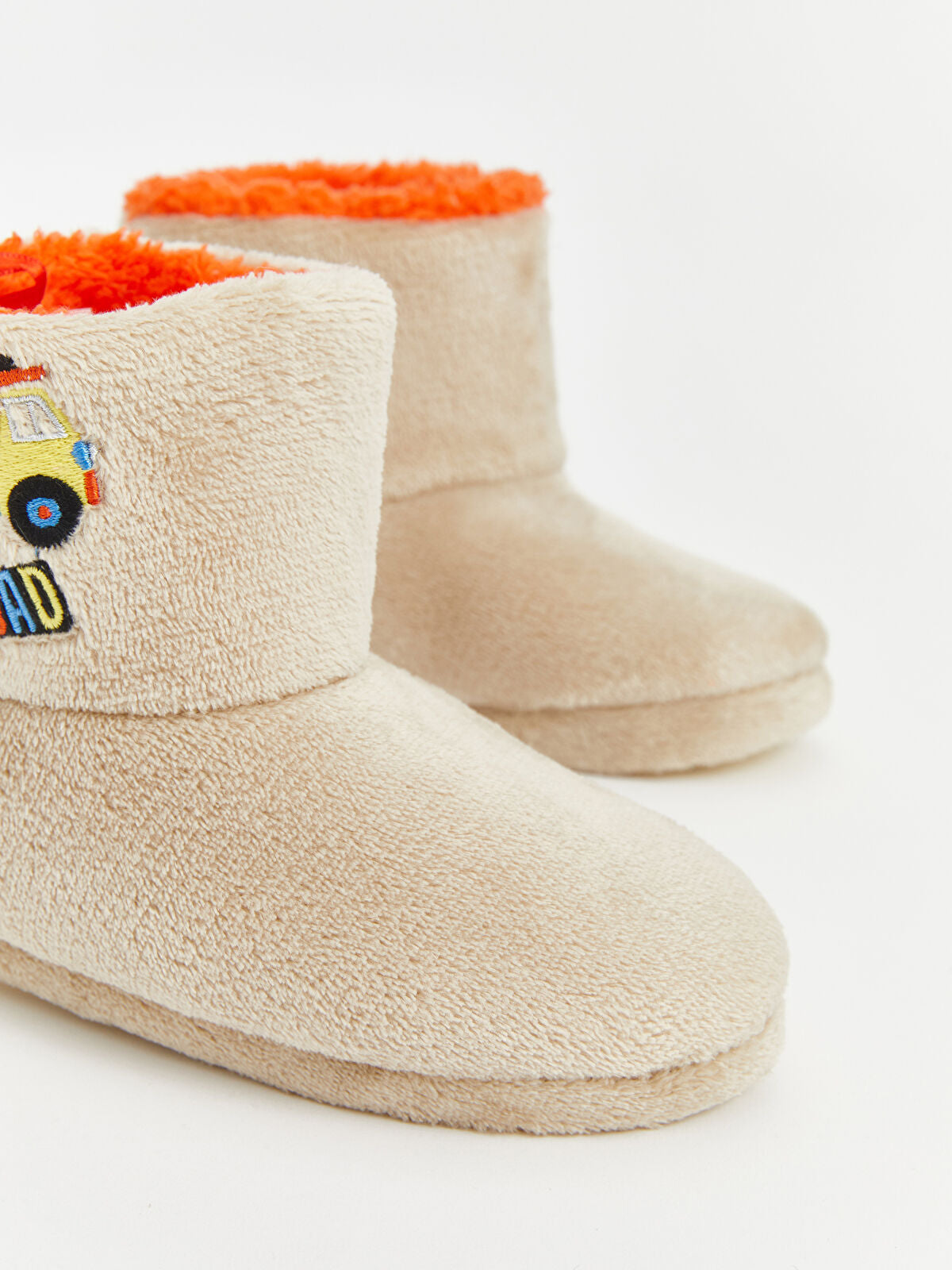 Fleece Buckle Boy's House Slipper
