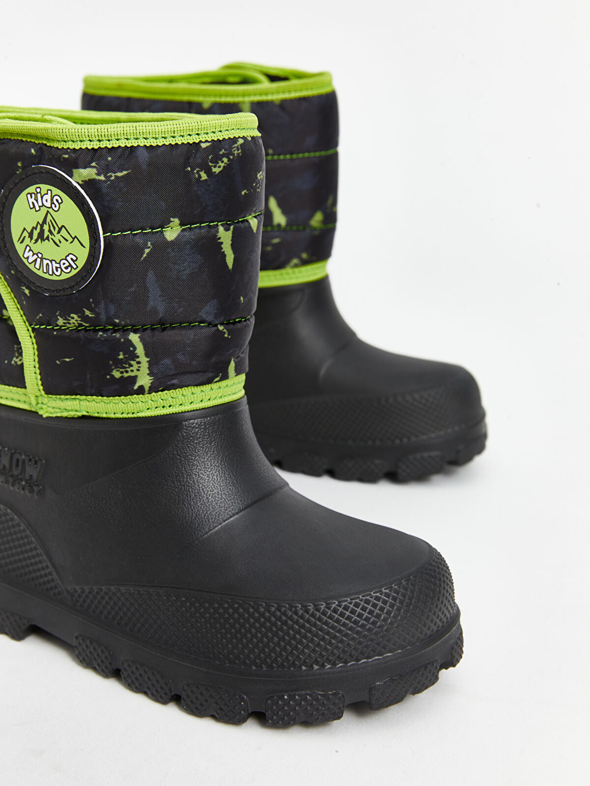 Striped Printed Boy Baby Boot