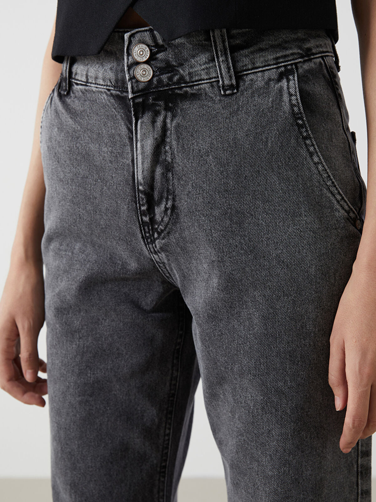 Wide Leg Women's Jeans Pants