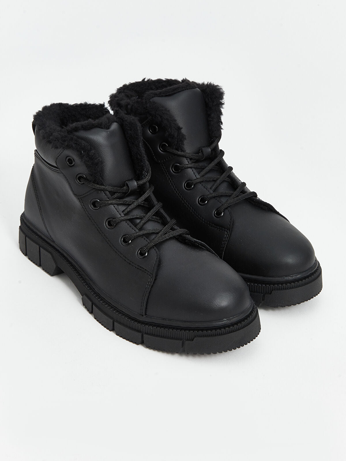 Leather-Look Men's Boot