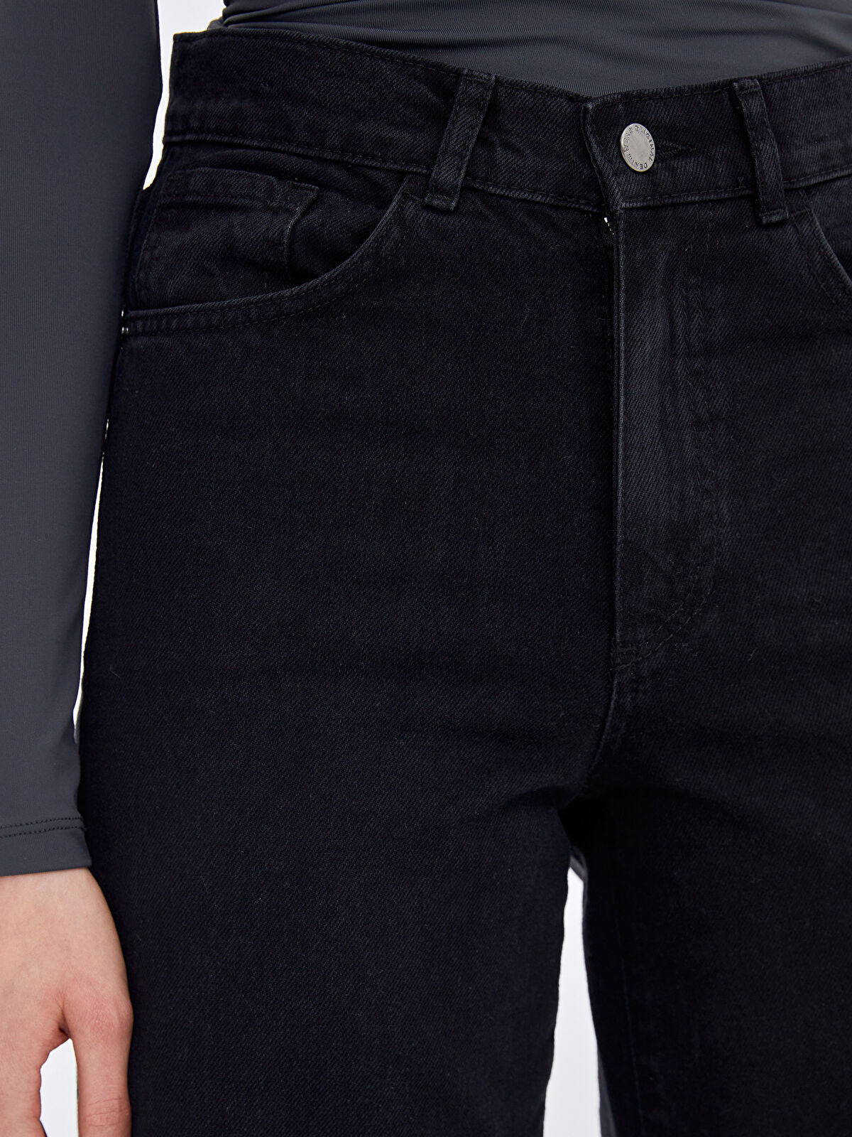 Wideleg Female Jean Pants