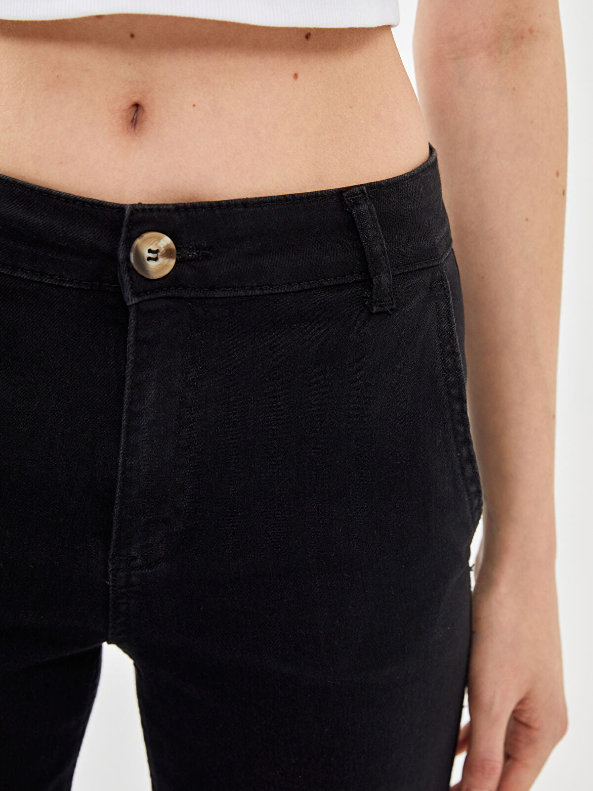Wideleg Female Jean Pants