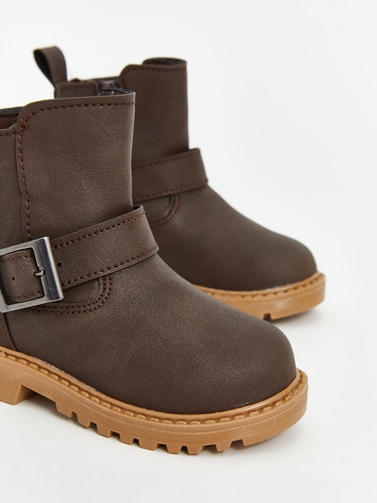 Leather-Look Baby Boy Boot