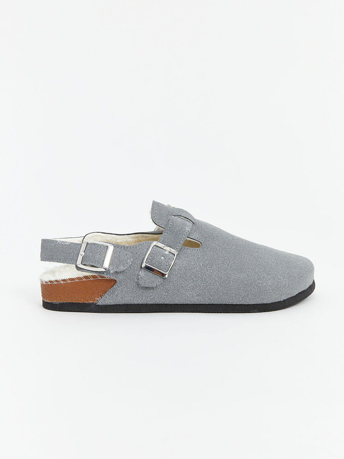 Wool Velvet Detailed Women's Home Slippers