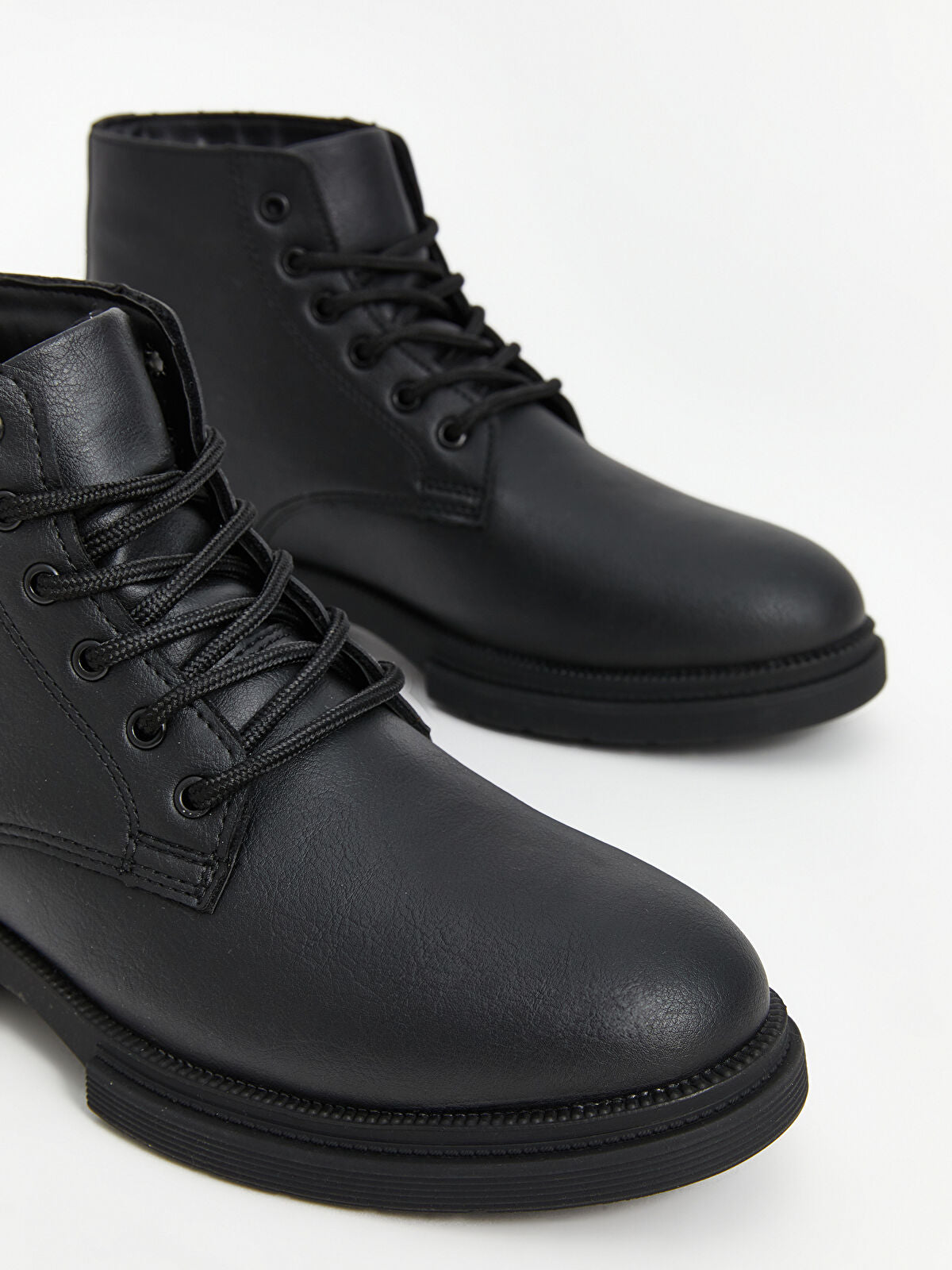 Leather-Look Men's Boot