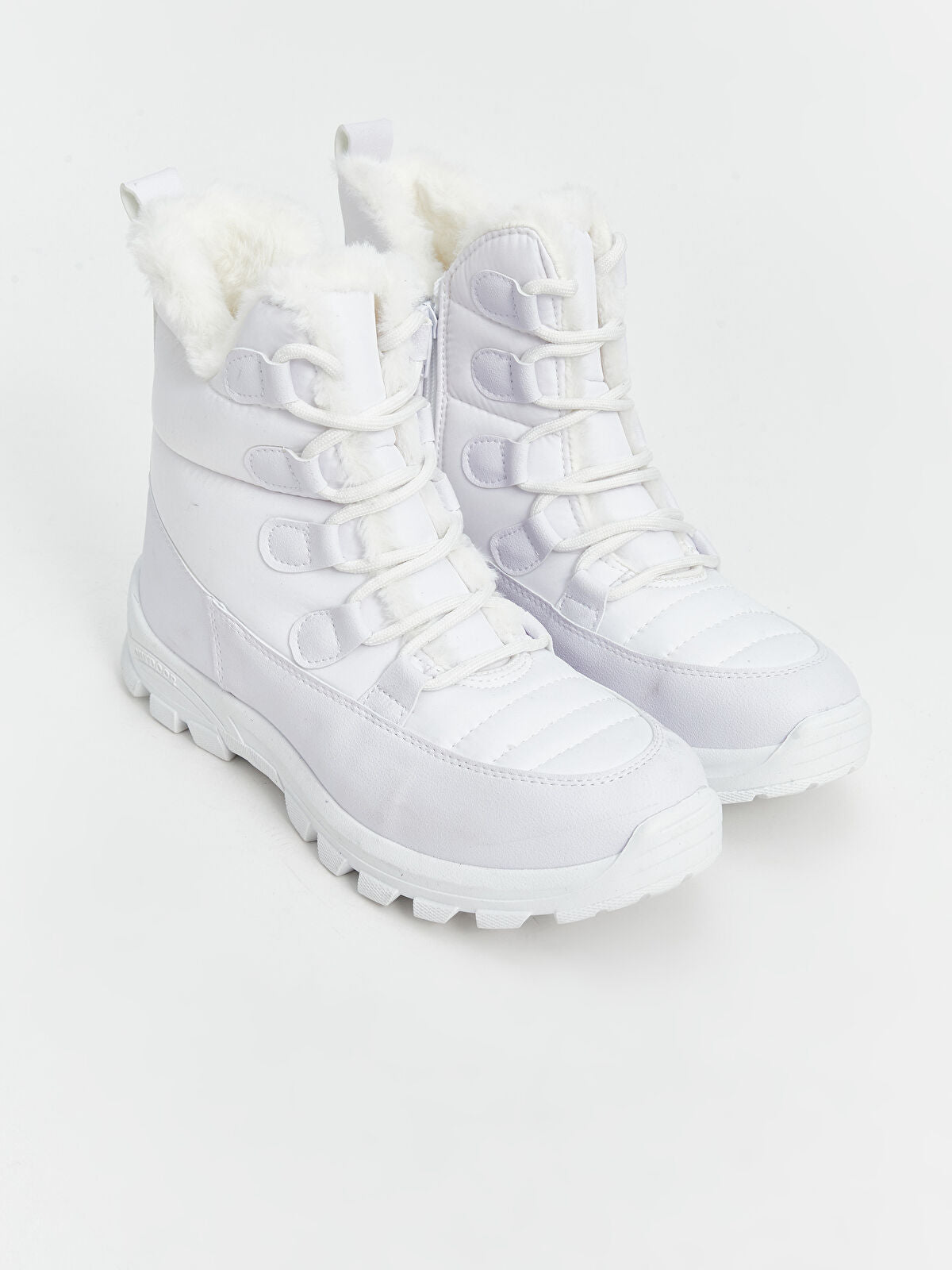 Fleece Detailed Women's Cotton Slip-On Boot