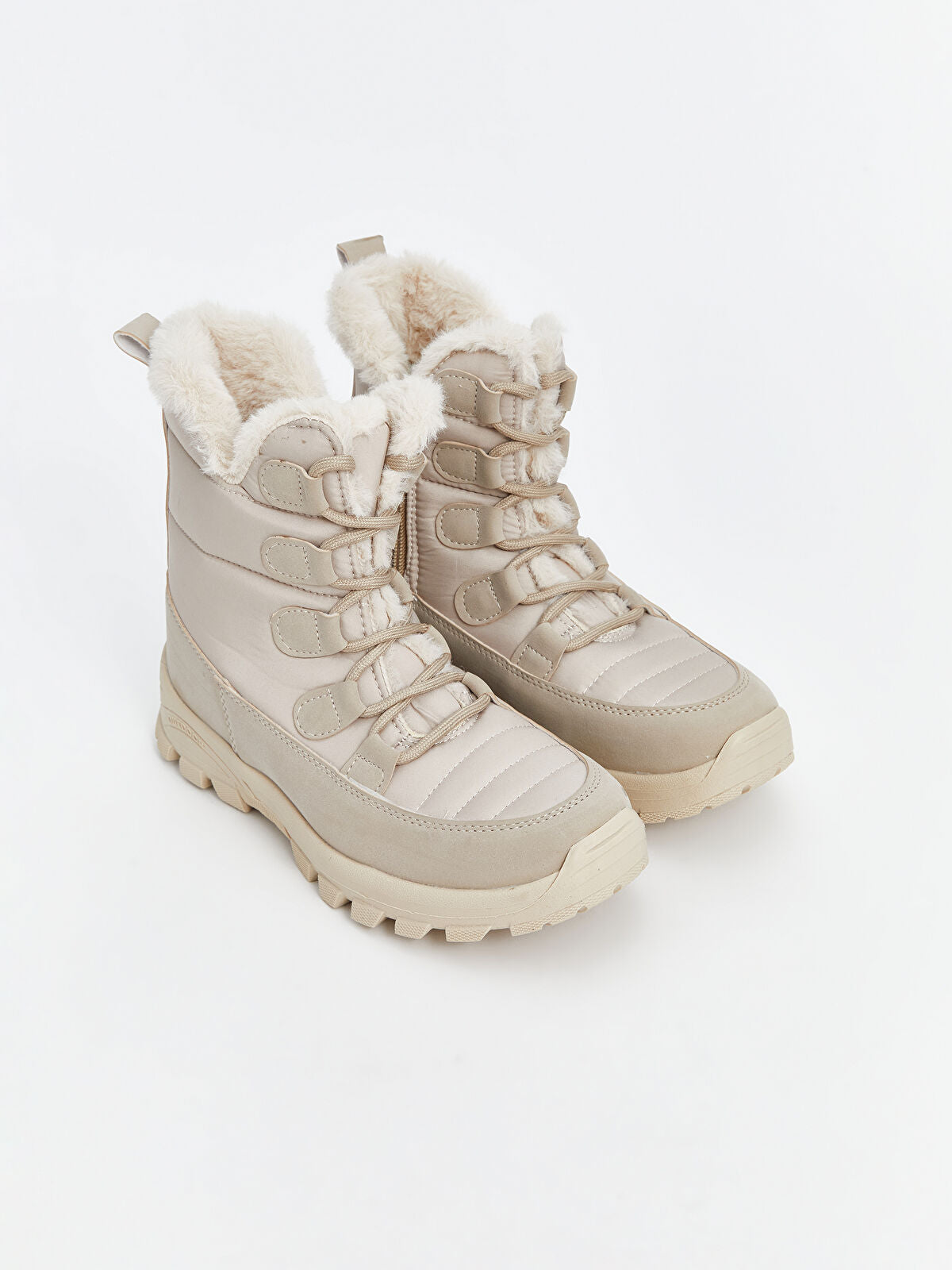 Fleece Detailed Women's Cotton Slip-On Boot