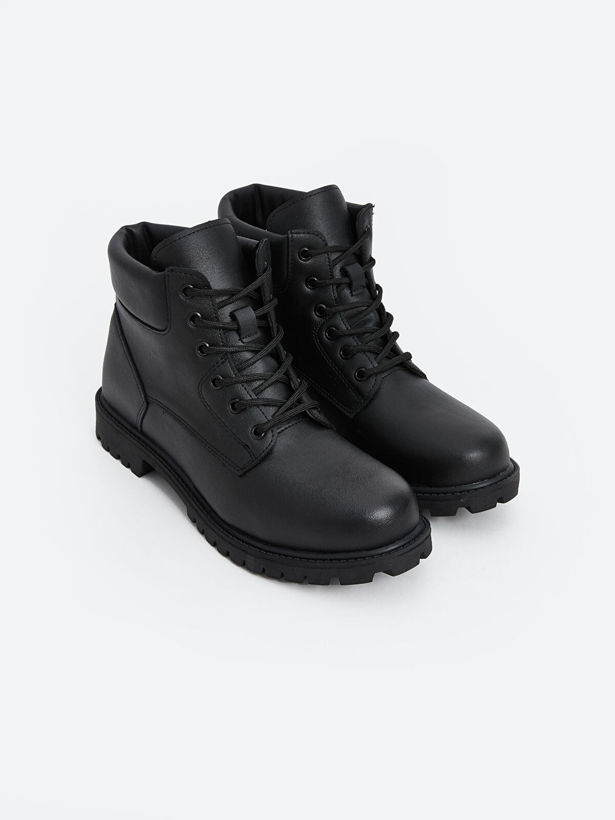 Leather-Look Men's Boot