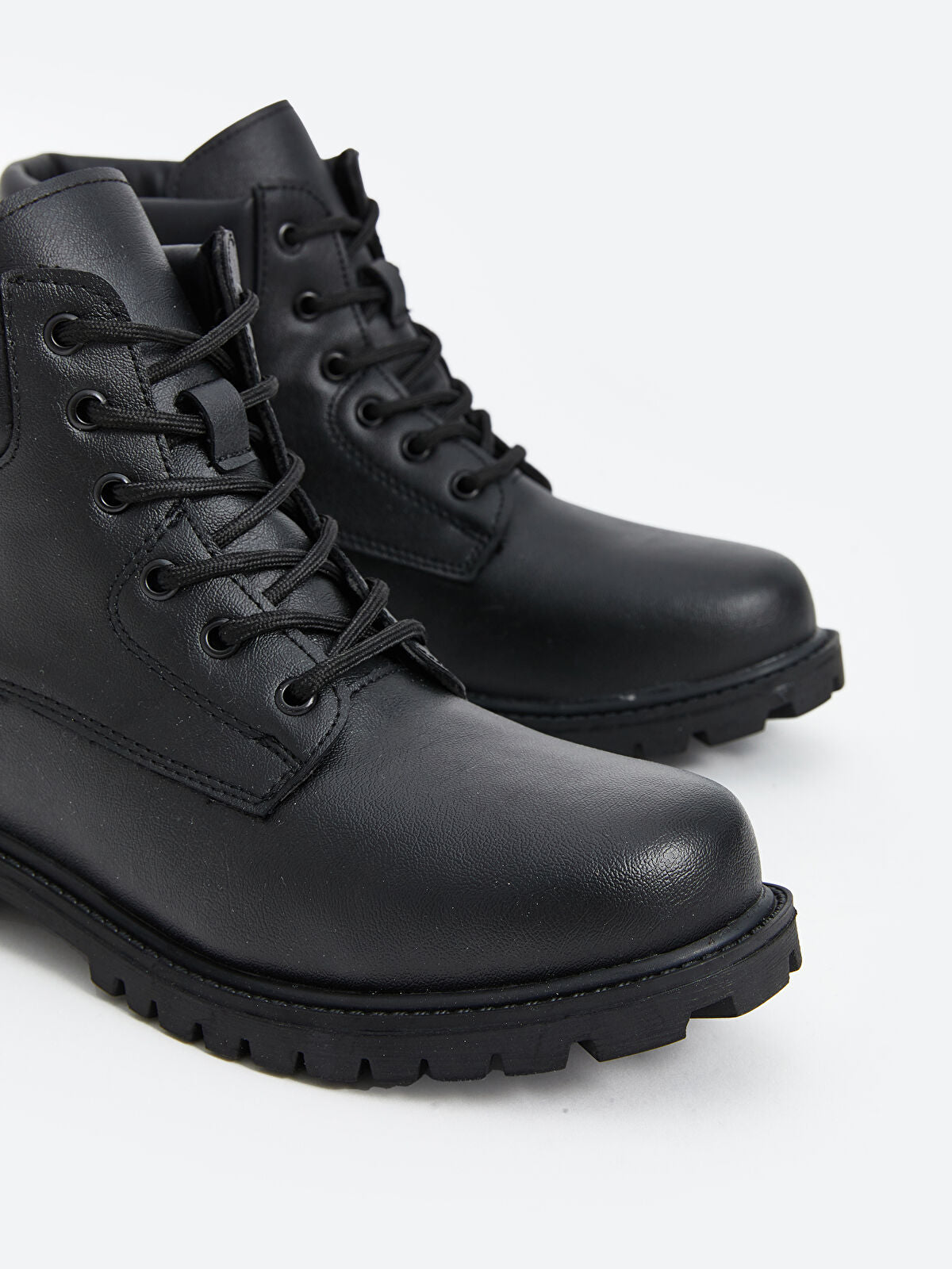 Leather-Look Men's Boot