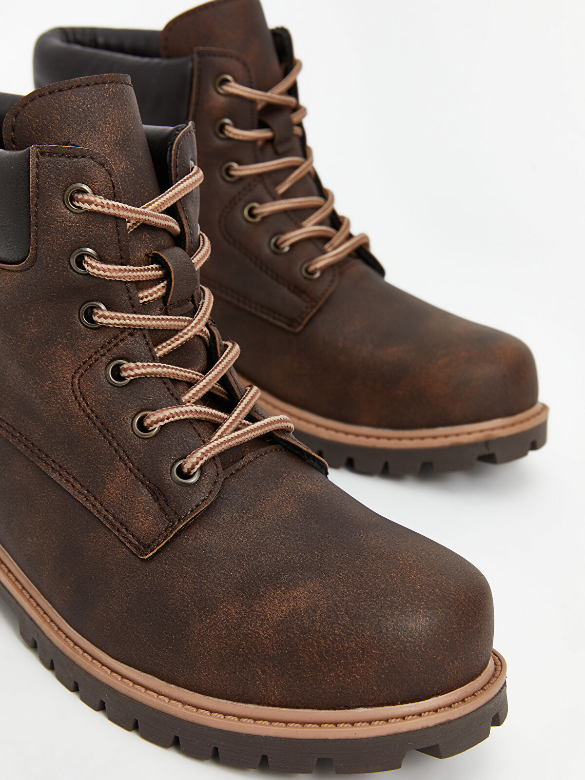 Leather-Look Men's Boot
