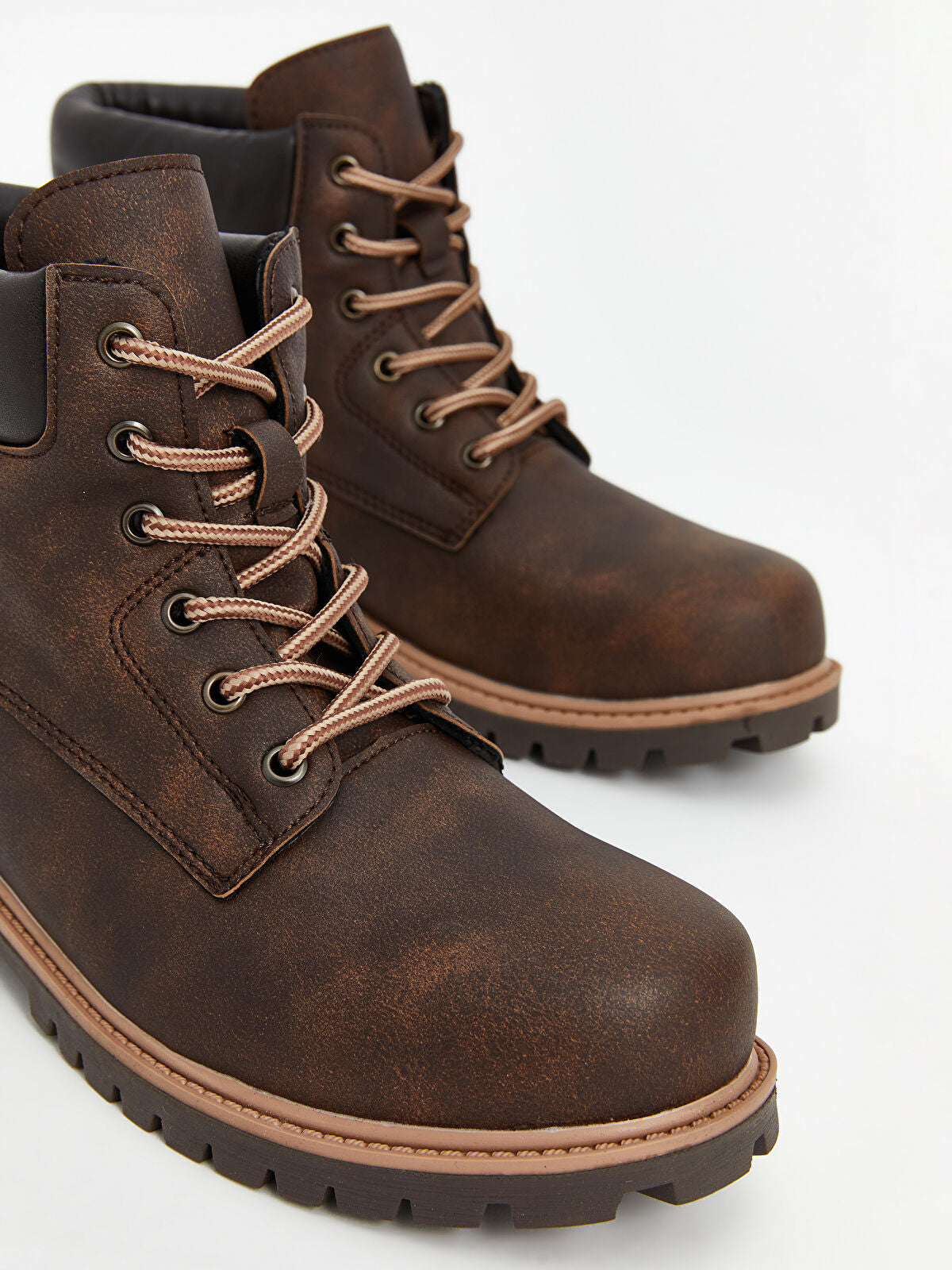 Leather-Look Men's Boot