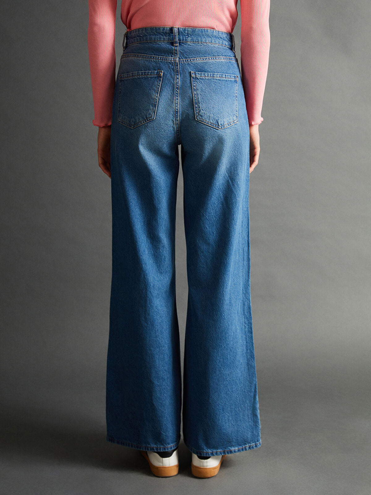 Wideleg Female Jean Pants