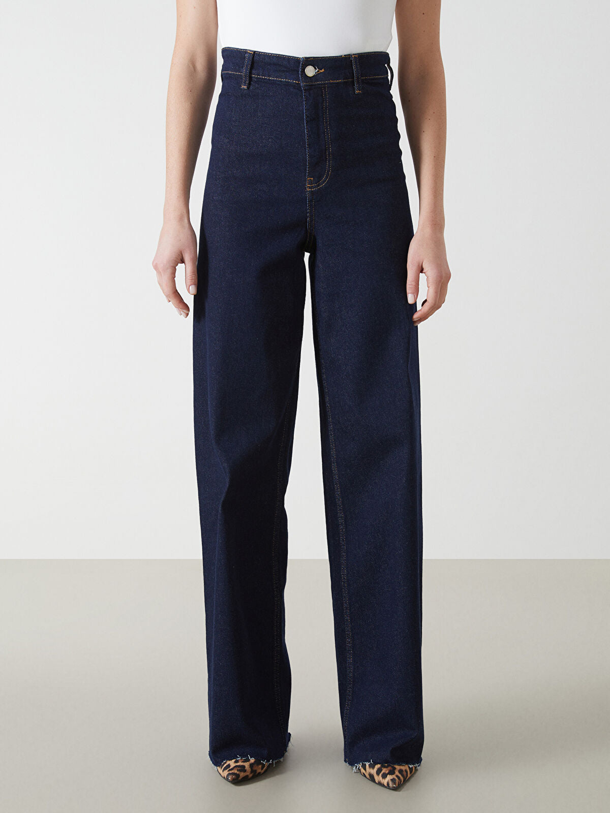 Wideleg Female Jean Pants