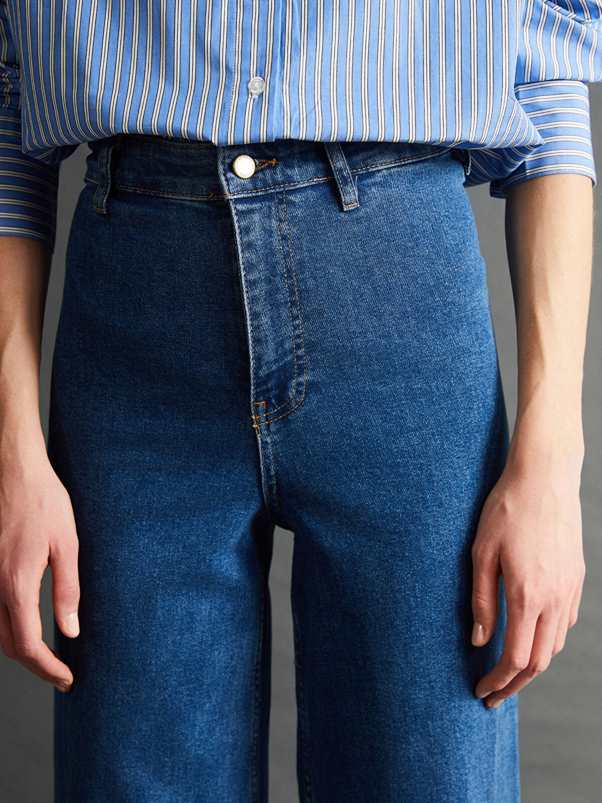 Wideleg Female Jean Pants