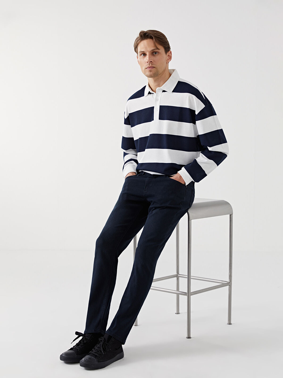 750 Slim Fit Men's Woven Jean Pantalon