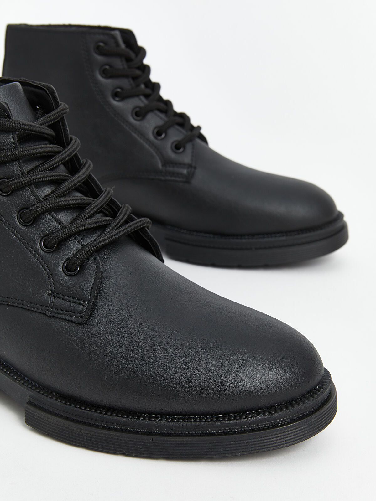 Leather-Look Ankle Boot for Men