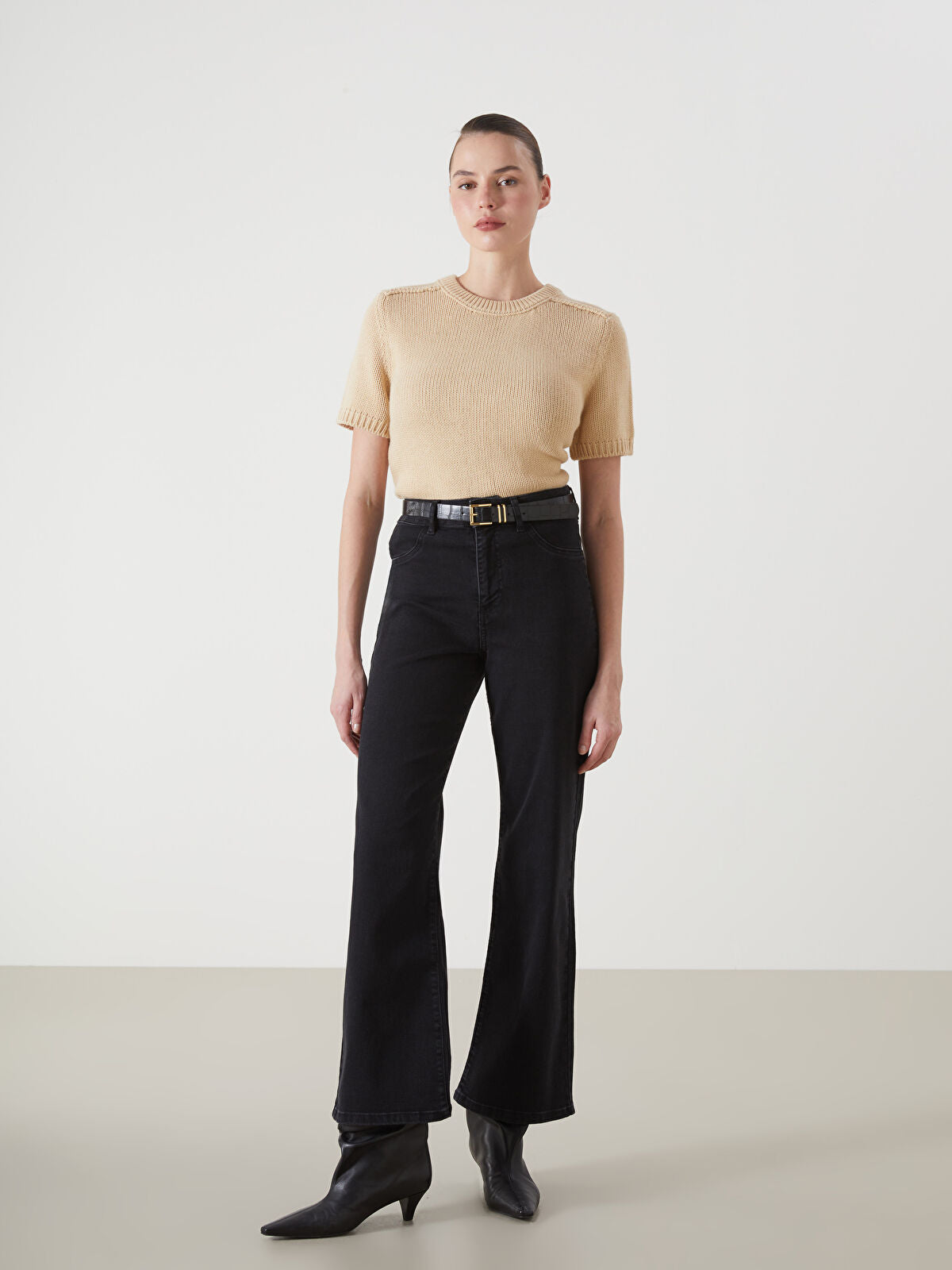 Wideleg Female Jean Pants